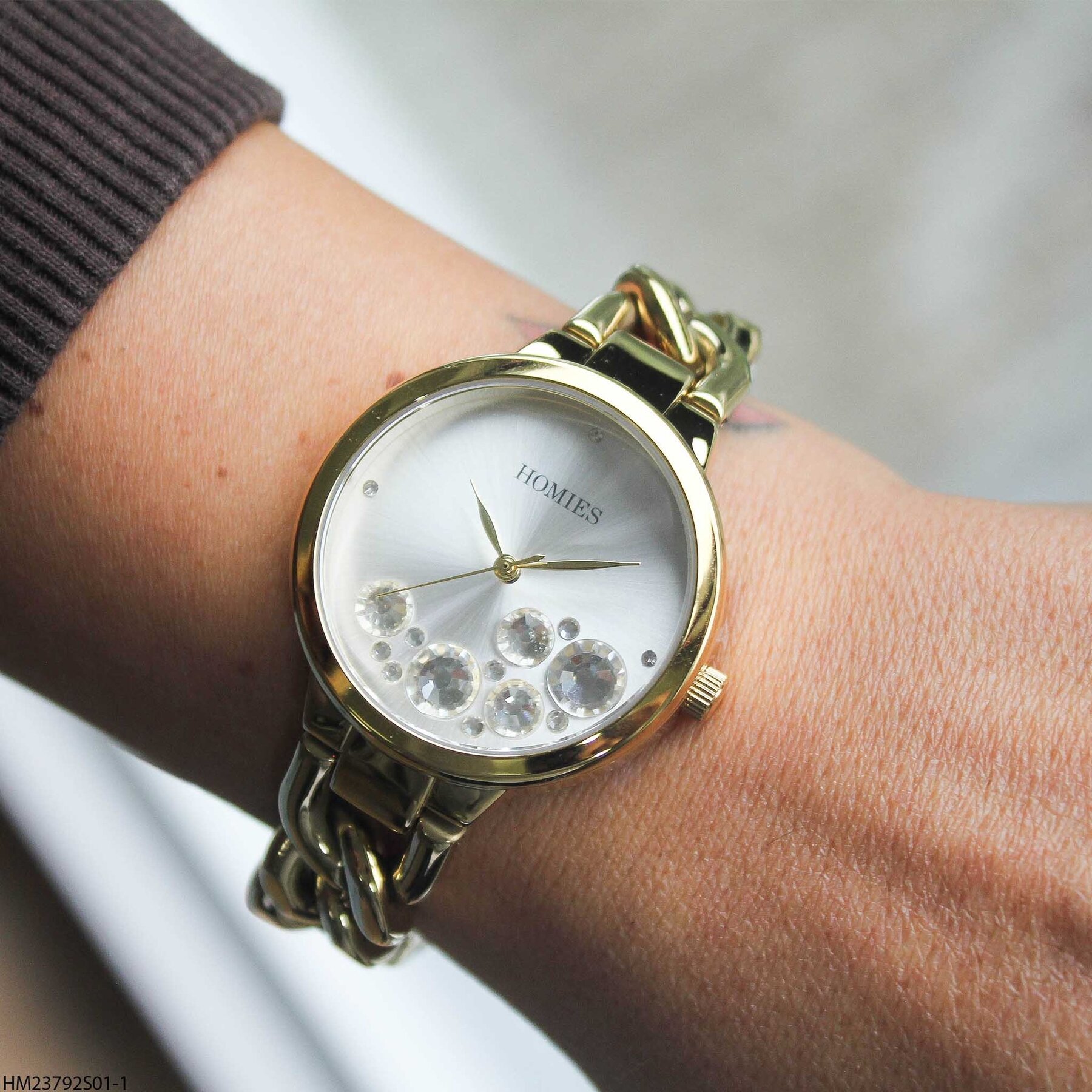 Homies HM23792S01-1 Steel Strap Women Watch