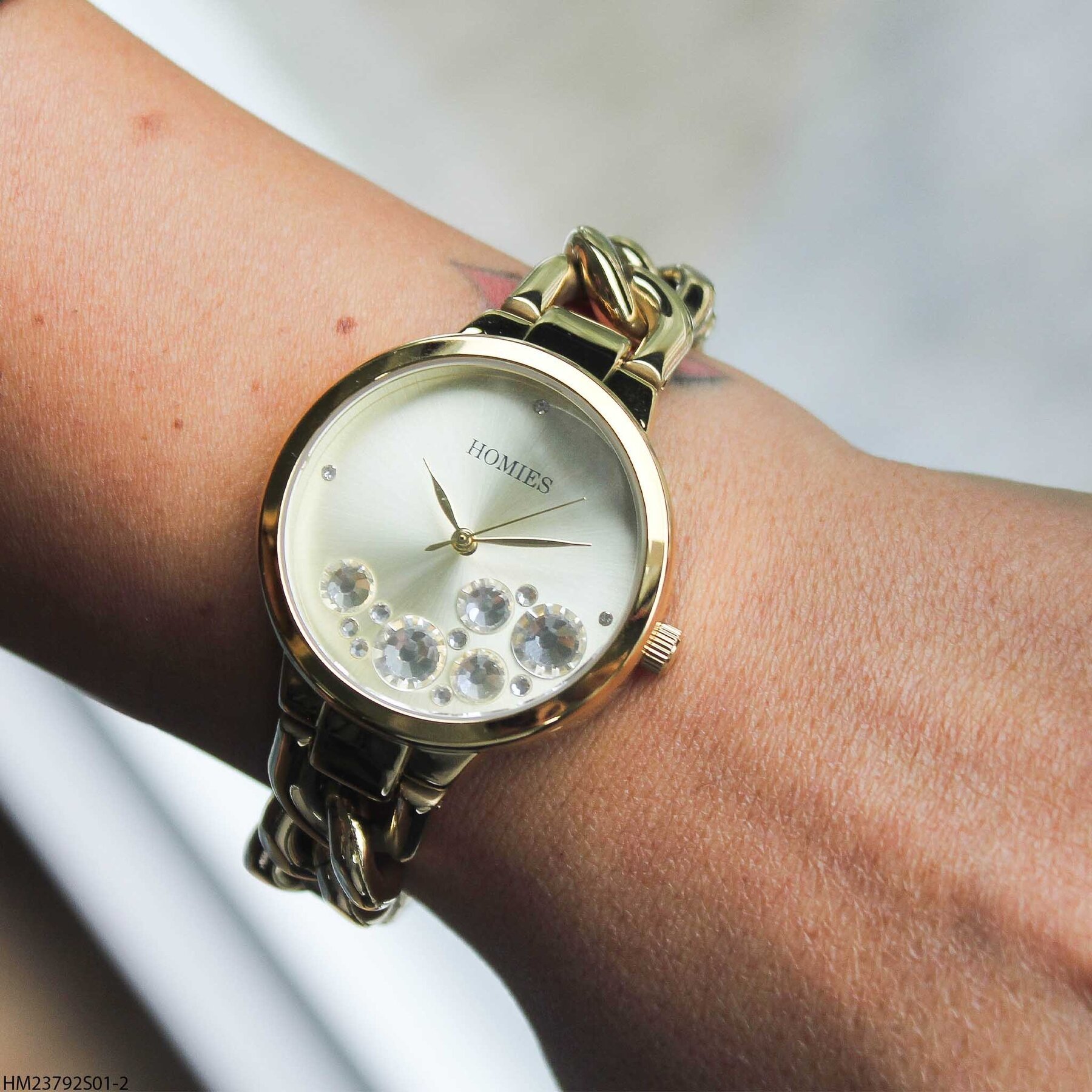 Homies HM23792S01-2 Steel Strap Women Watch