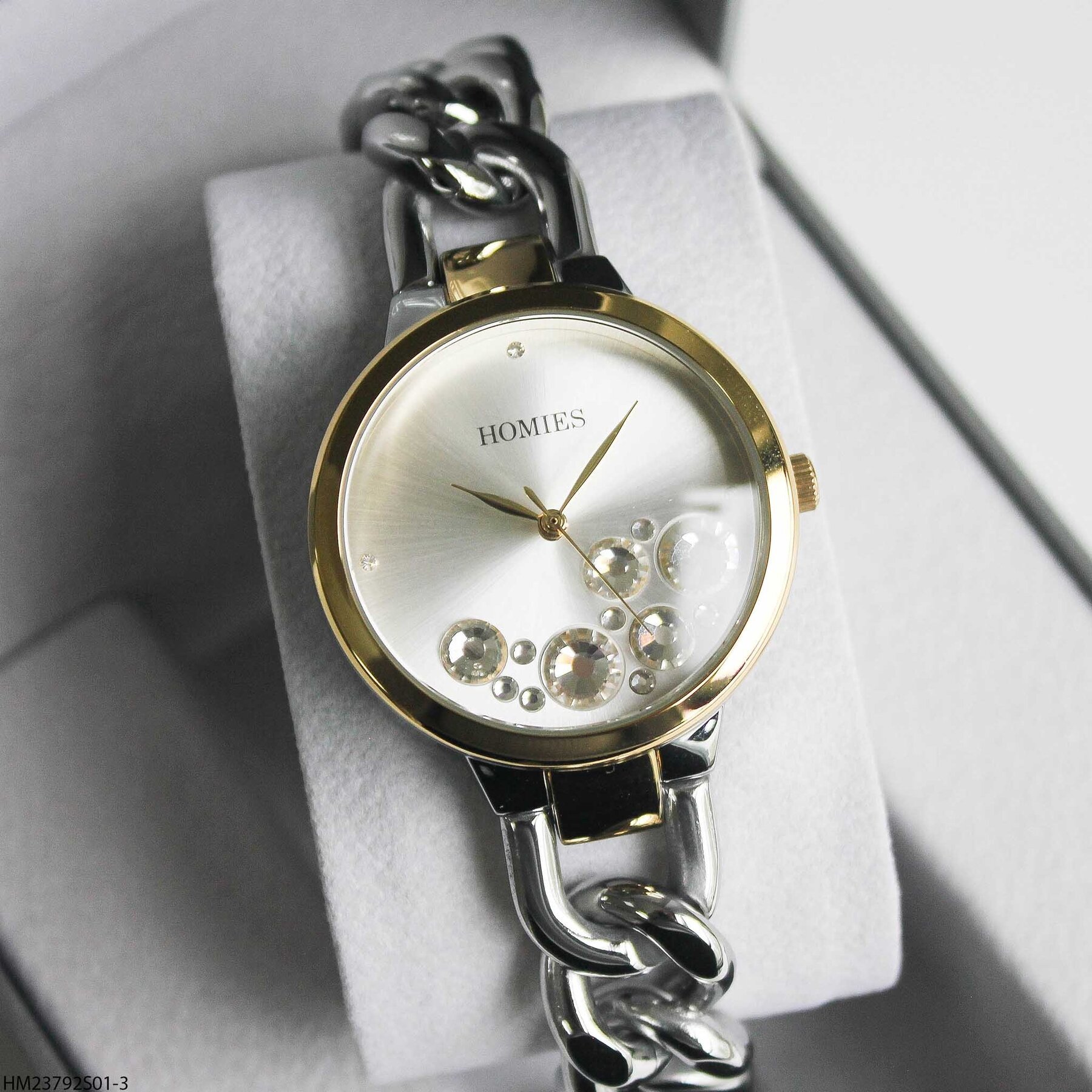 Homies HM23792S01-3 Steel Strap Women Watch