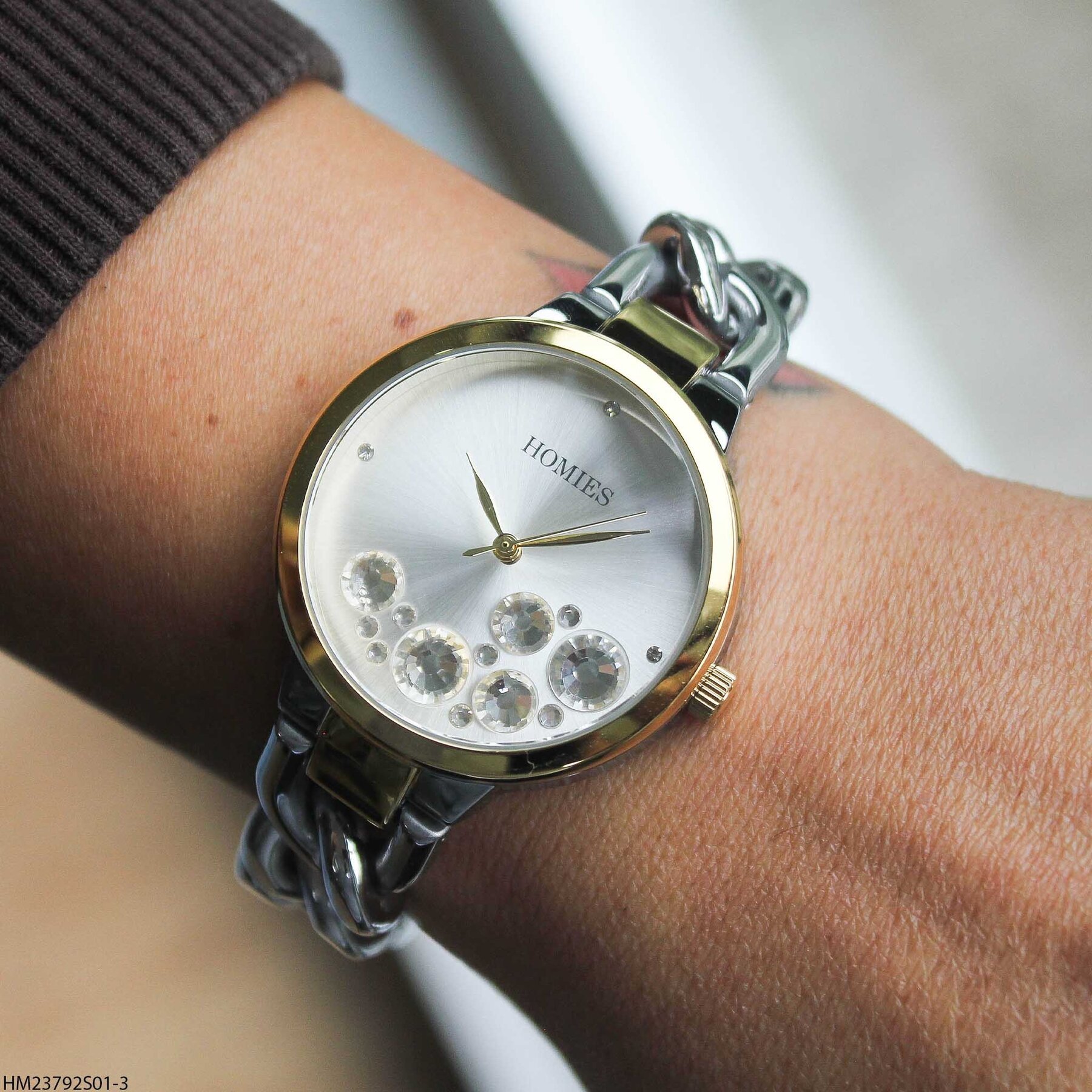 Homies HM23792S01-3 Steel Strap Women Watch