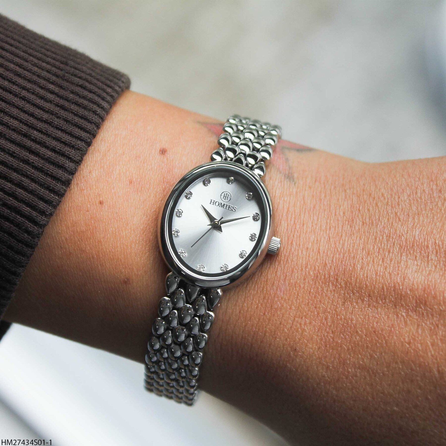 Homies HM27434S01-1 Steel Strap Women Watch