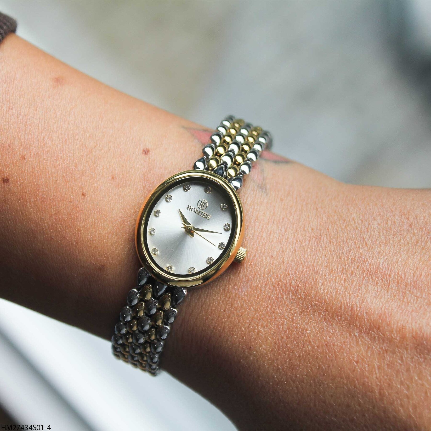 Homies HM27434S01-4 Çelik kordonlu Kadın Kol Saati