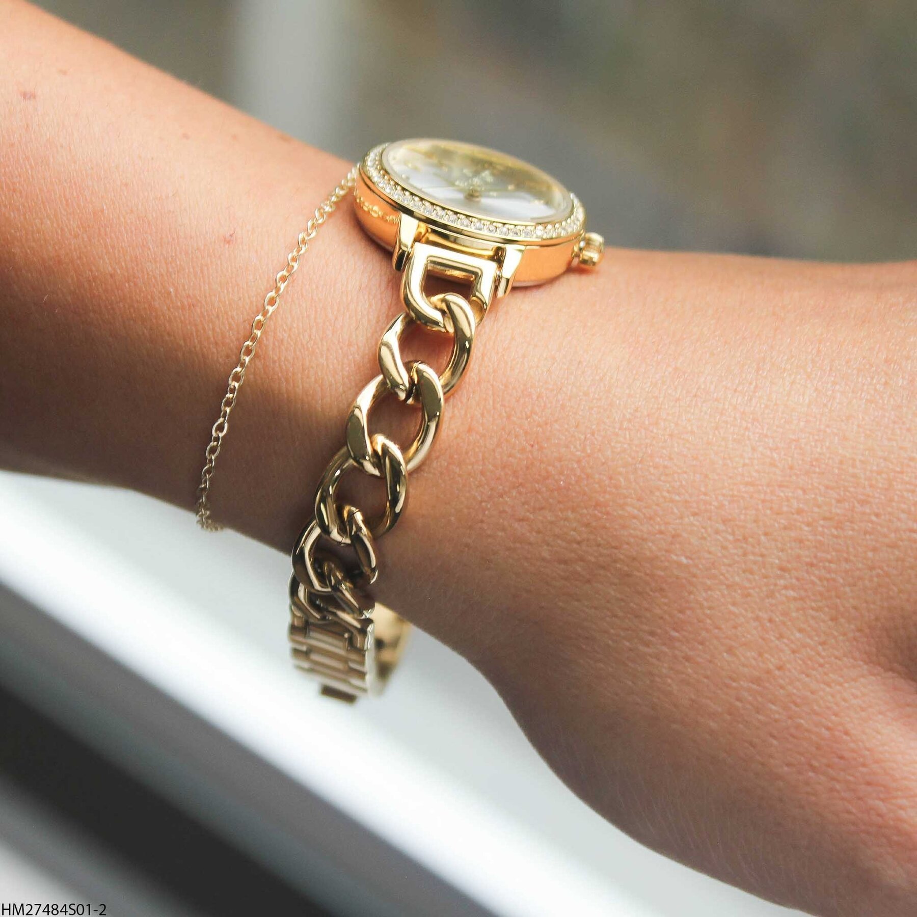 Homies HM27484S01-2 Steel Strap Women Watch