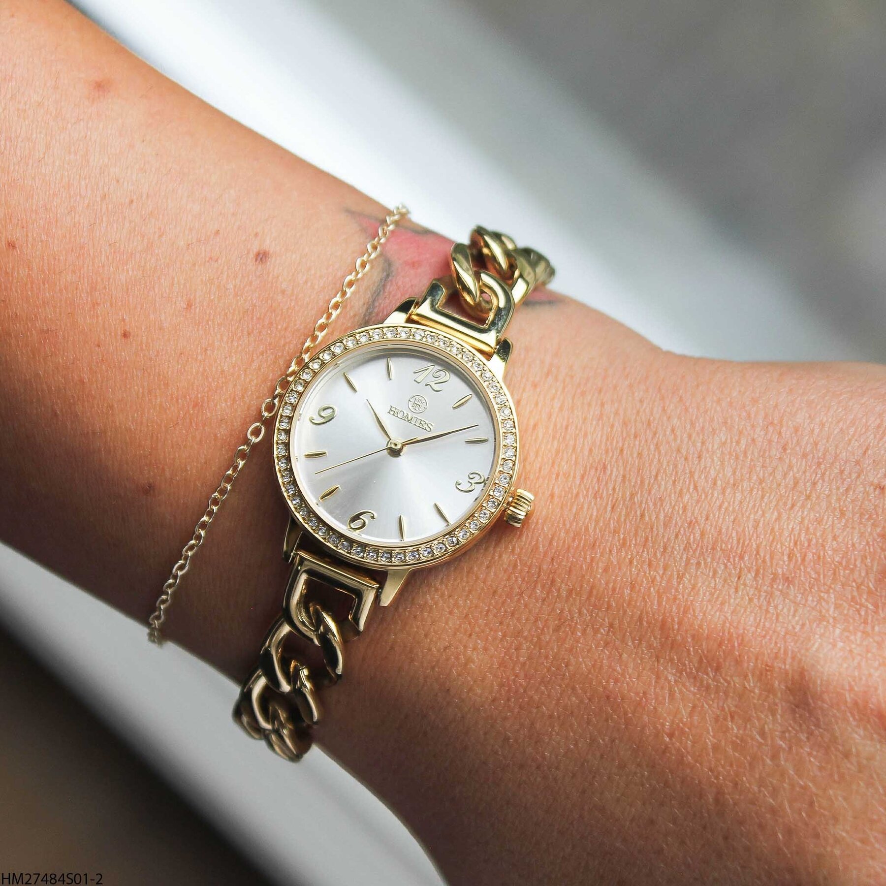 Homies HM27484S01-2 Steel Strap Women Watch