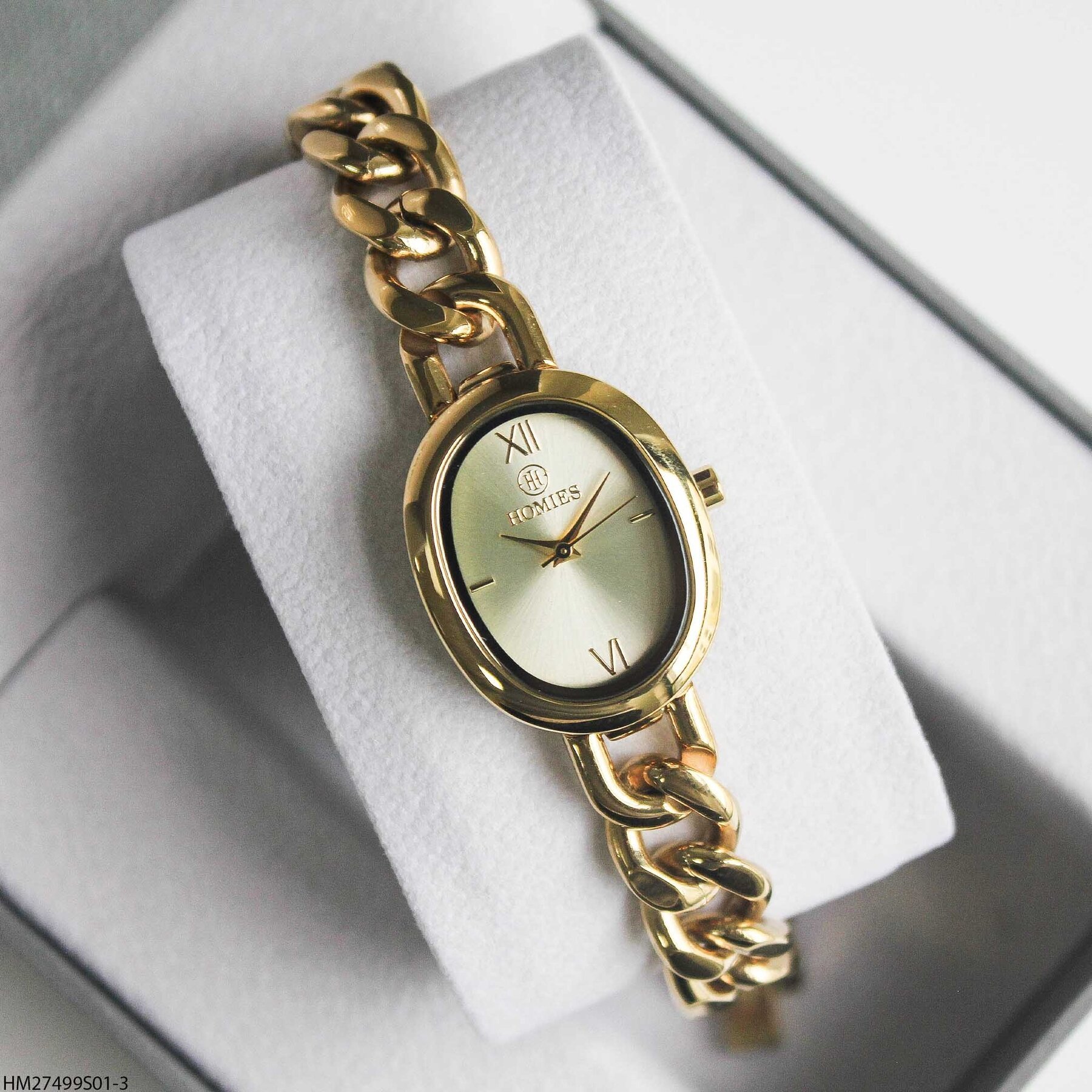 Homies HM27499S01-3 Steel Strap Women Watch