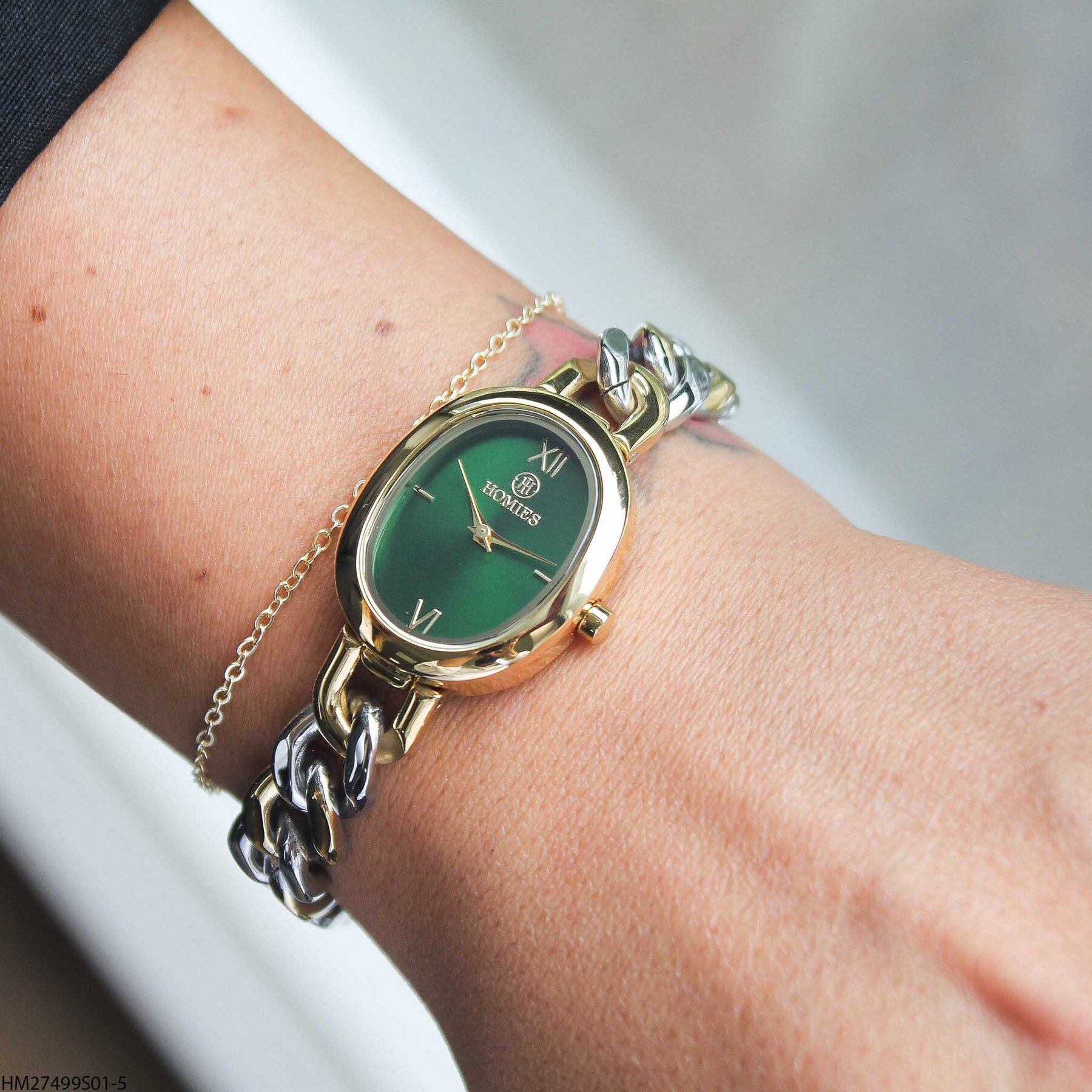 Homies HM27499S01-5 Steel Strap Women Watch