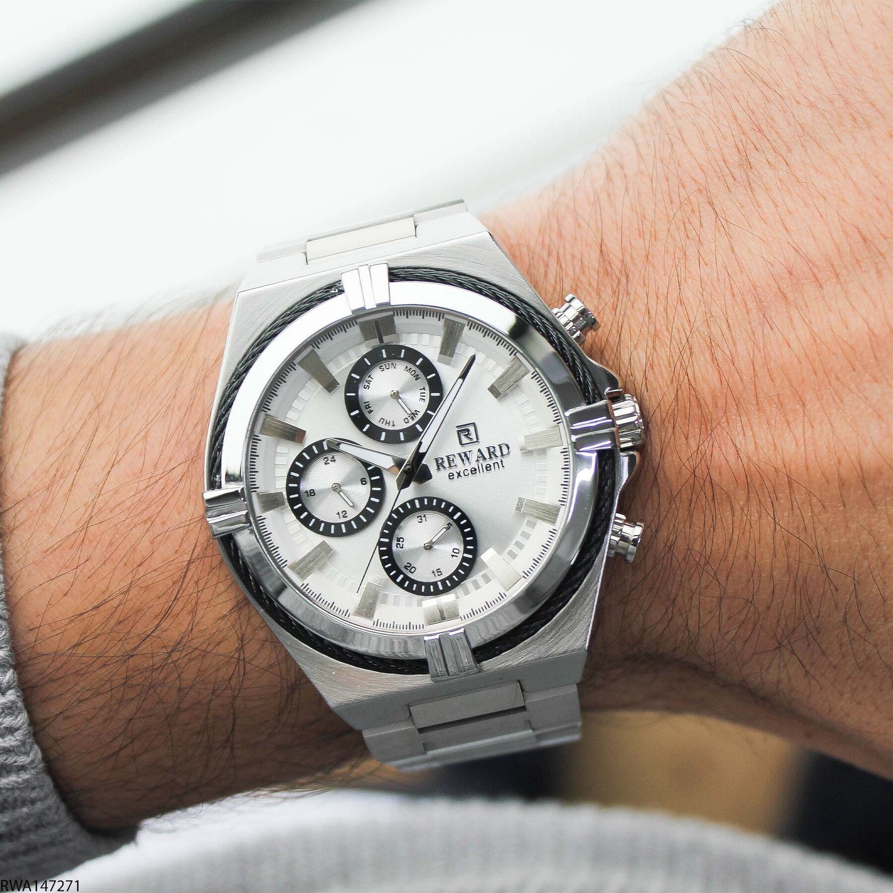 Reward RWA147154 Steel Strap Men Watch