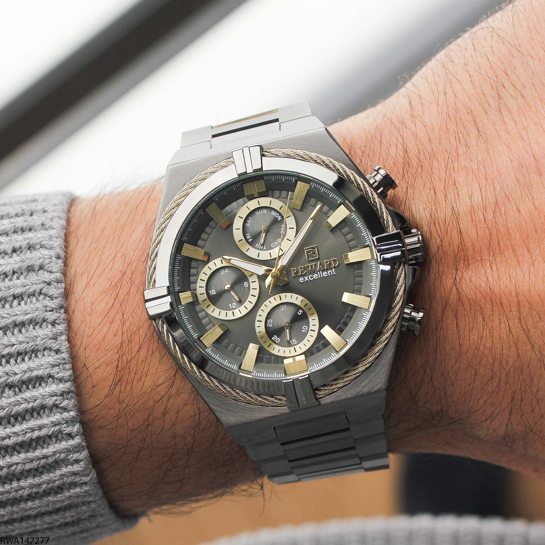 Reward RWA147154 Steel Strap Men Watch