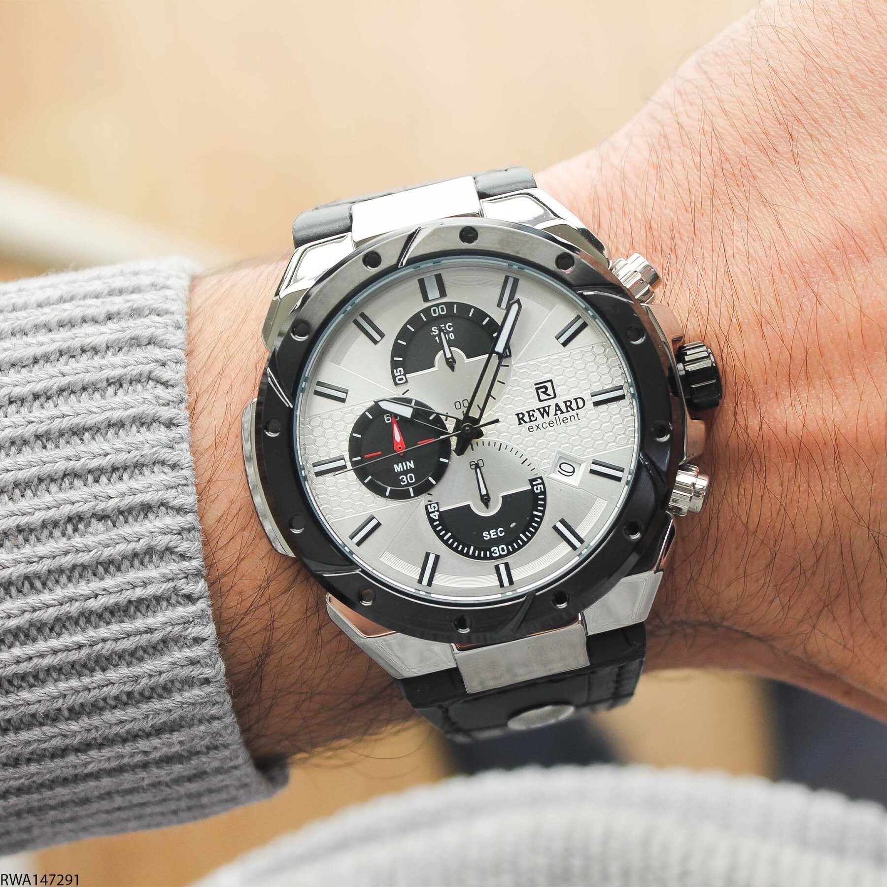 Reward RWA147154 Steel Strap Men Watch