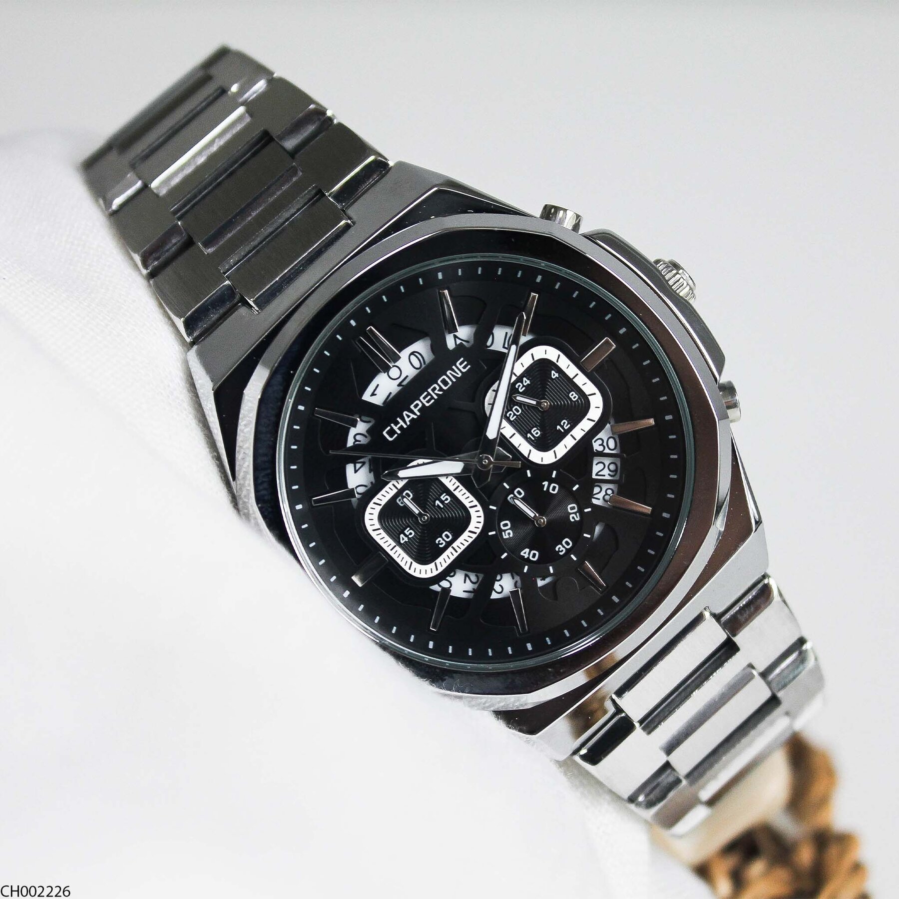 Chaperone CH002379 Steel Strap Men Watch