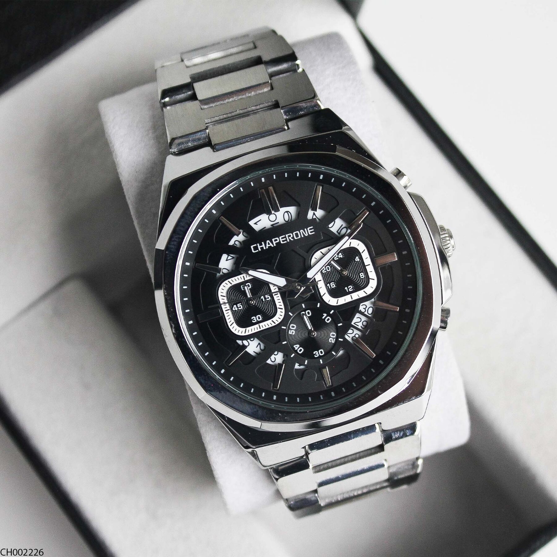 Chaperone CH002379 Steel Strap Men Watch