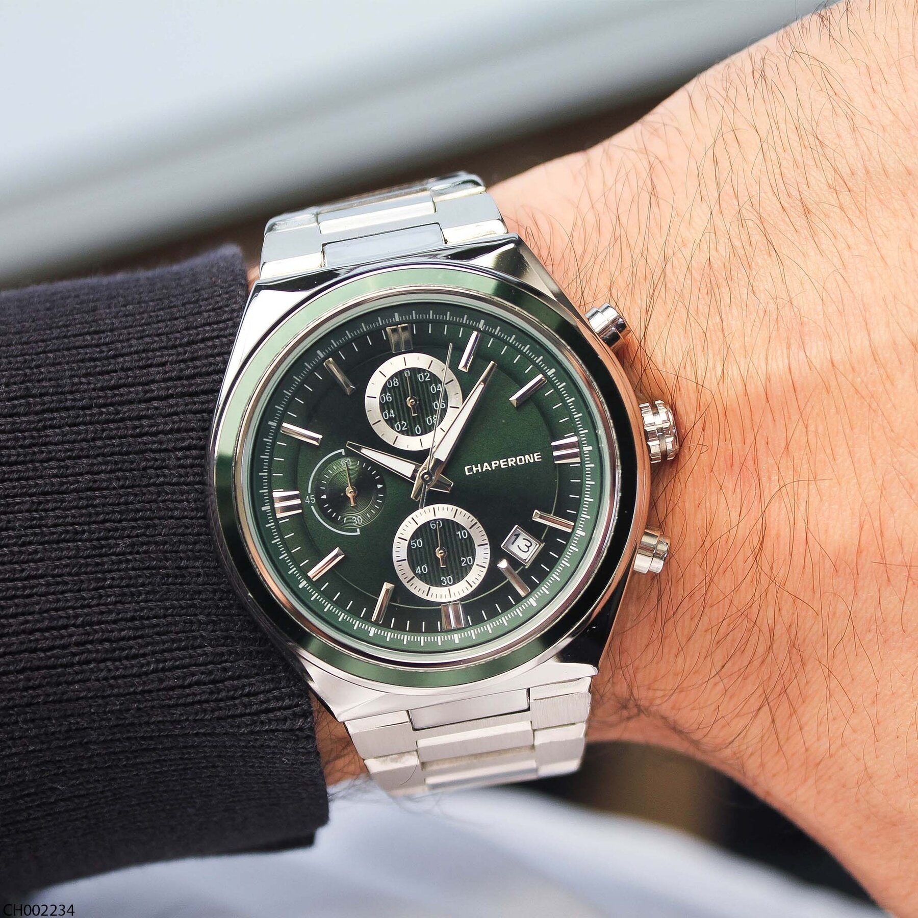 Chaperone CH002379 Steel Strap Men Watch