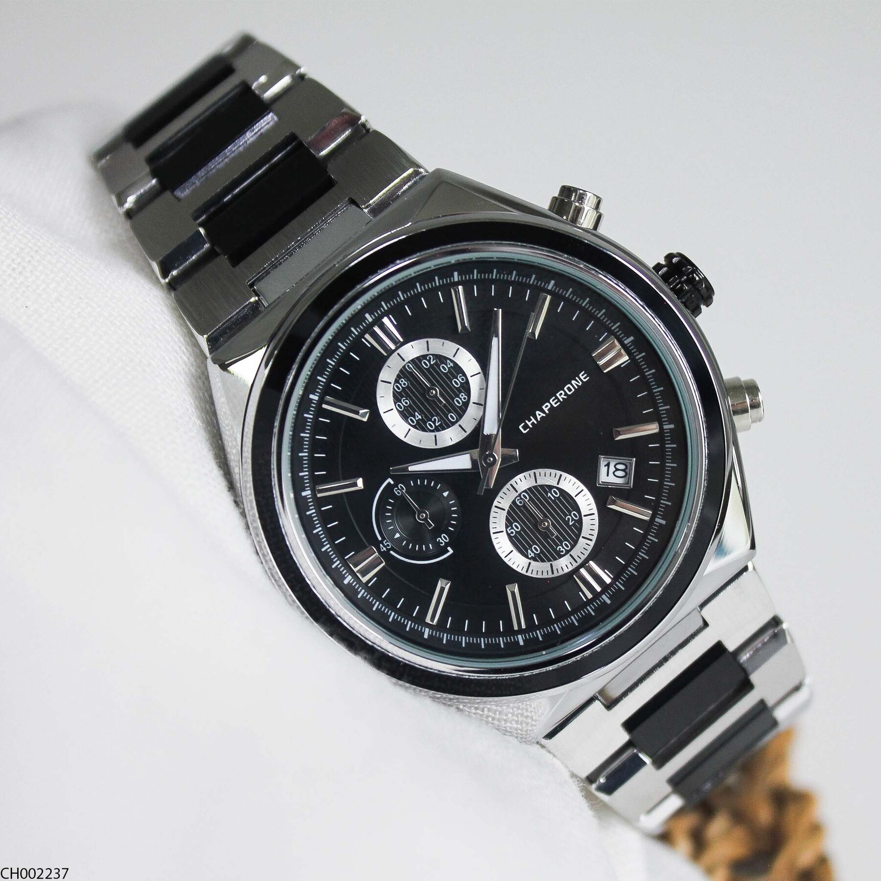 Chaperone CH002237 Çelik Kordonlu Erkek Kol Saati