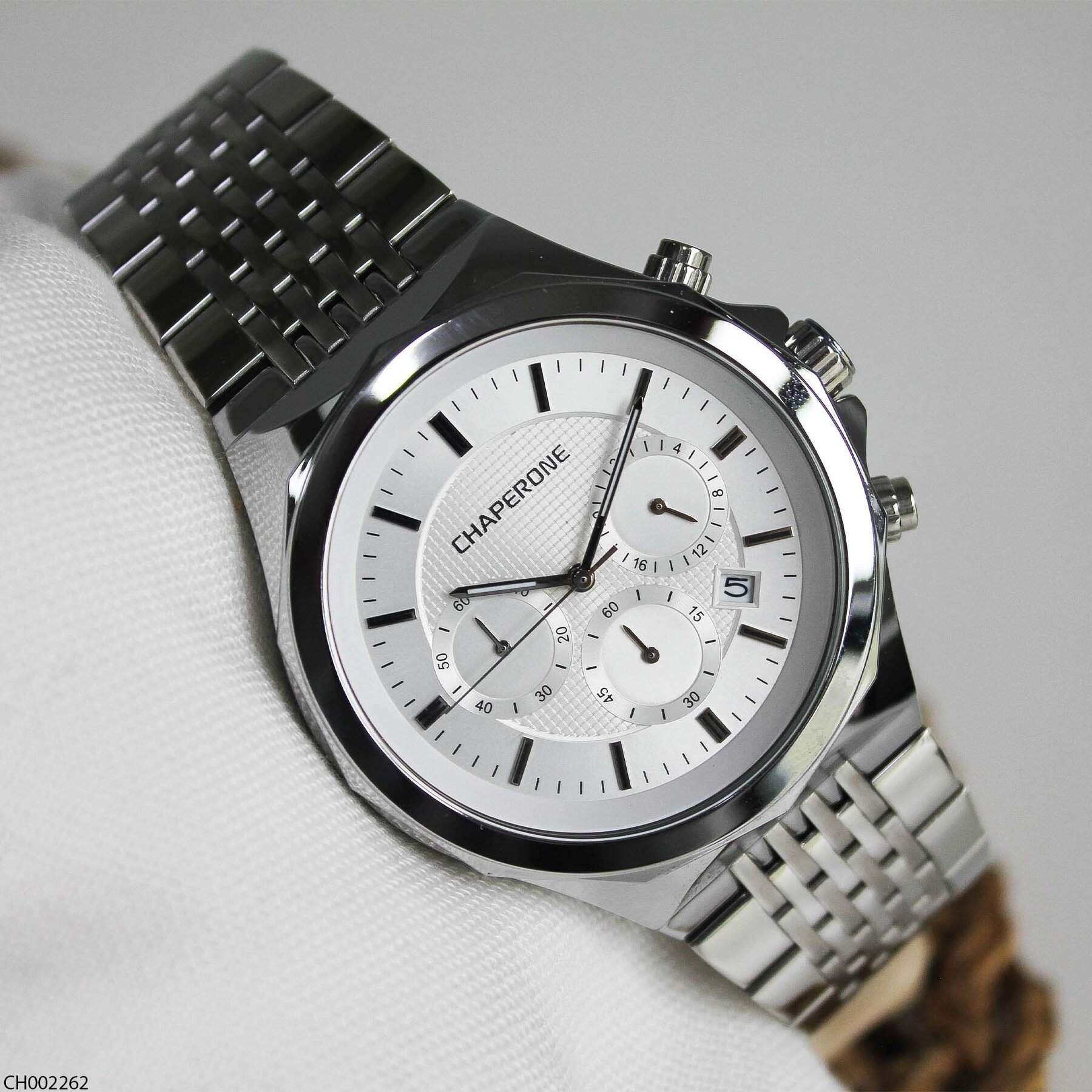 Chaperone CH002262 Çelik Kordonlu Erkek Kol Saati