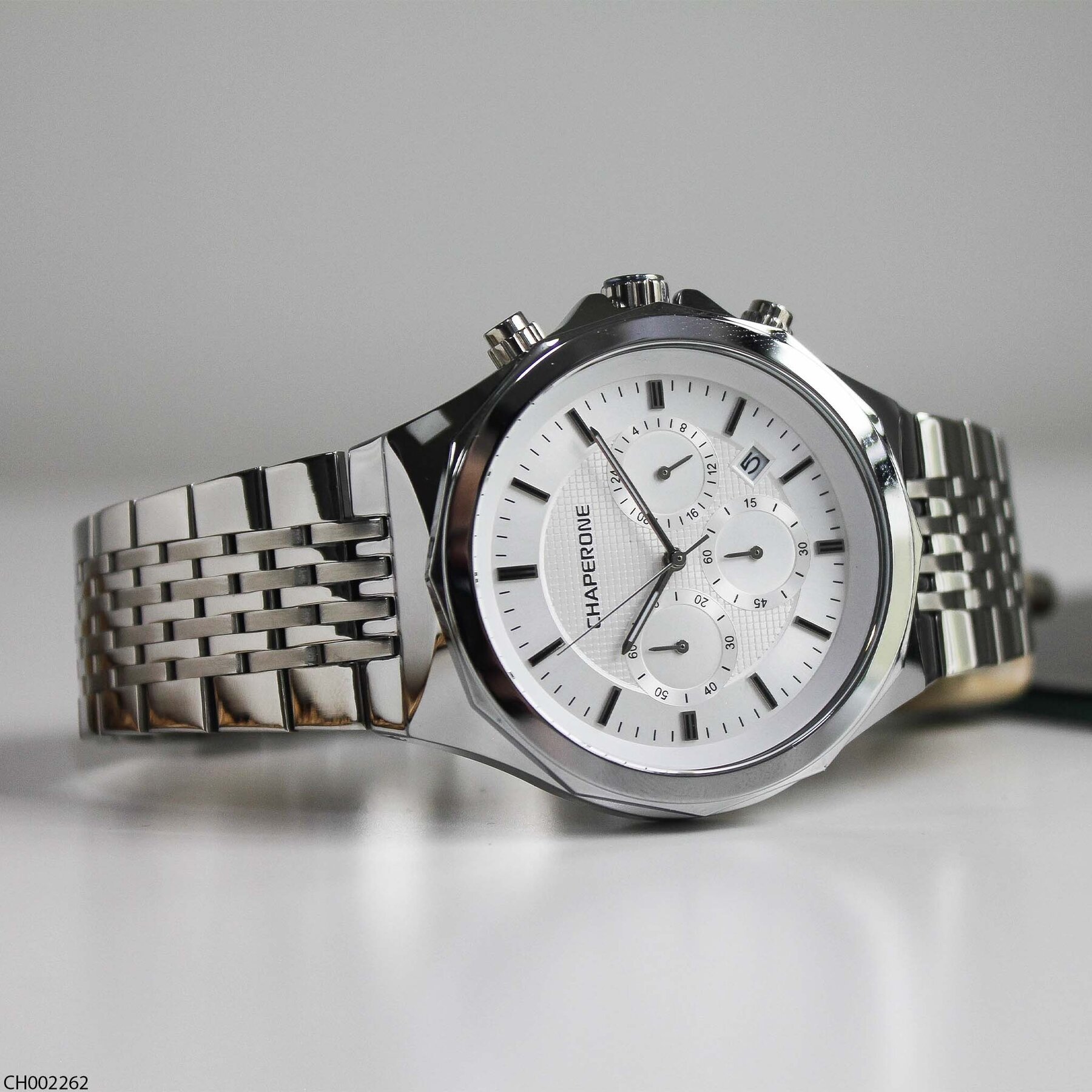 Chaperone CH002262 Çelik Kordonlu Erkek Kol Saati