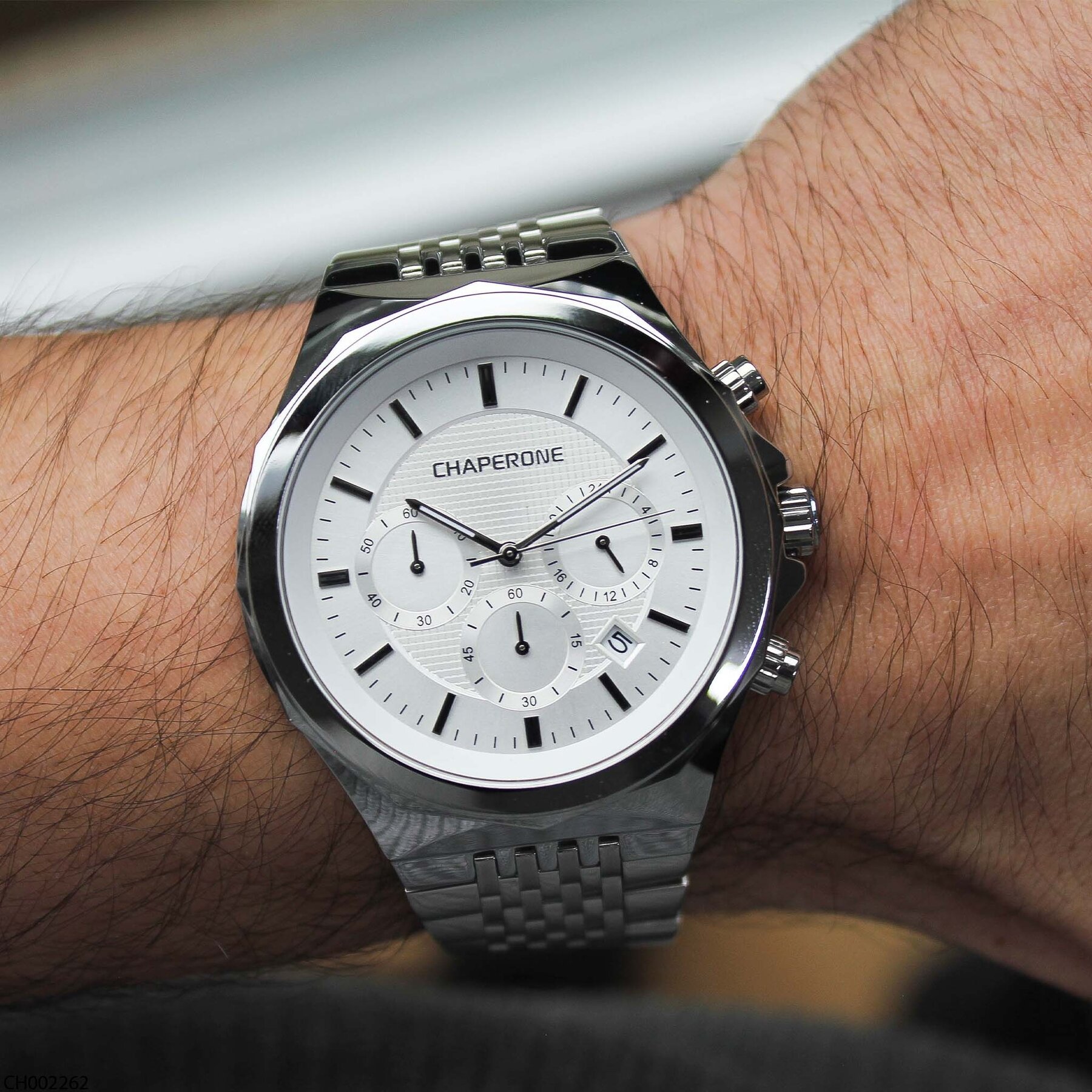 Chaperone CH002262 Çelik Kordonlu Erkek Kol Saati