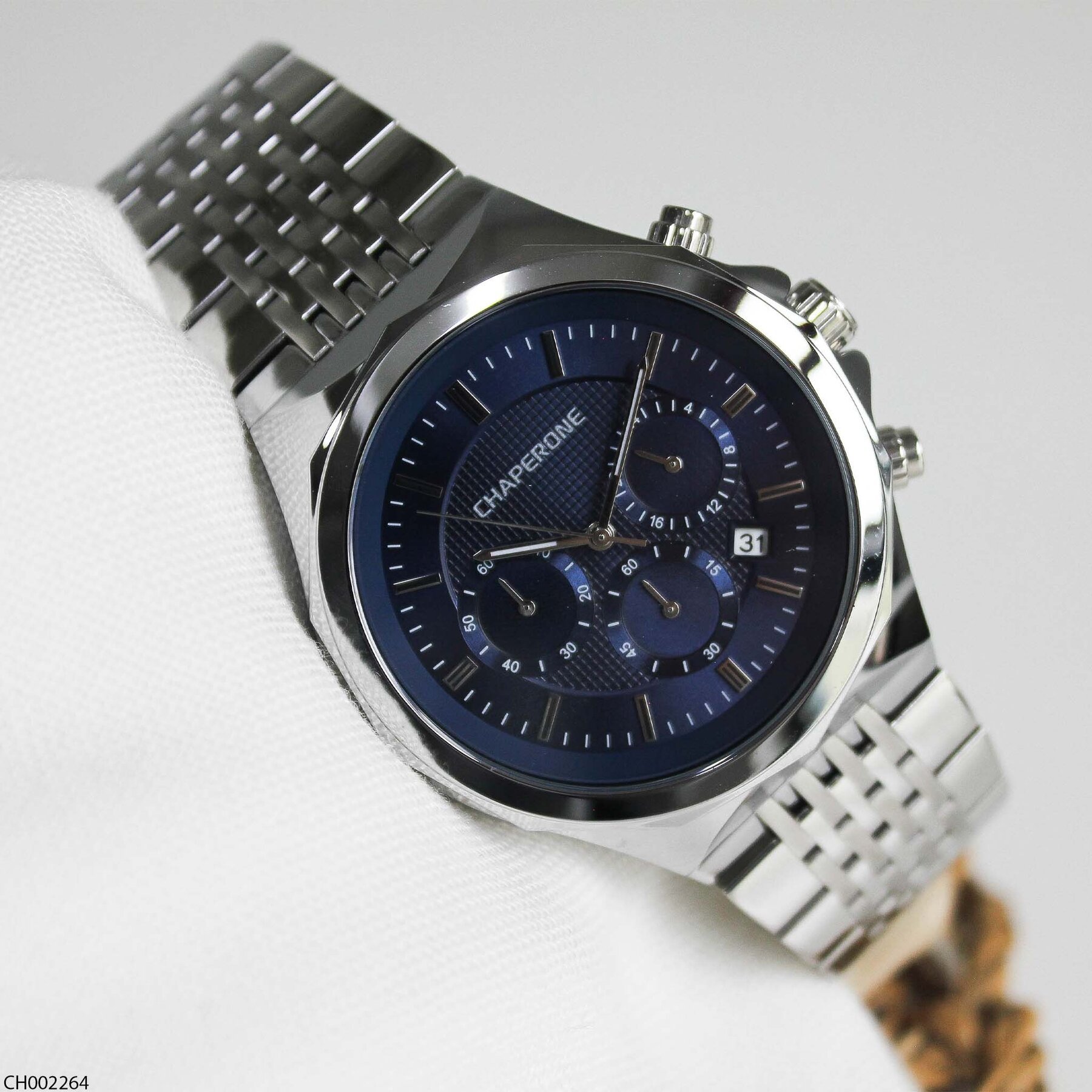 Chaperone CH002264 Çelik Kordonlu Erkek Kol Saati