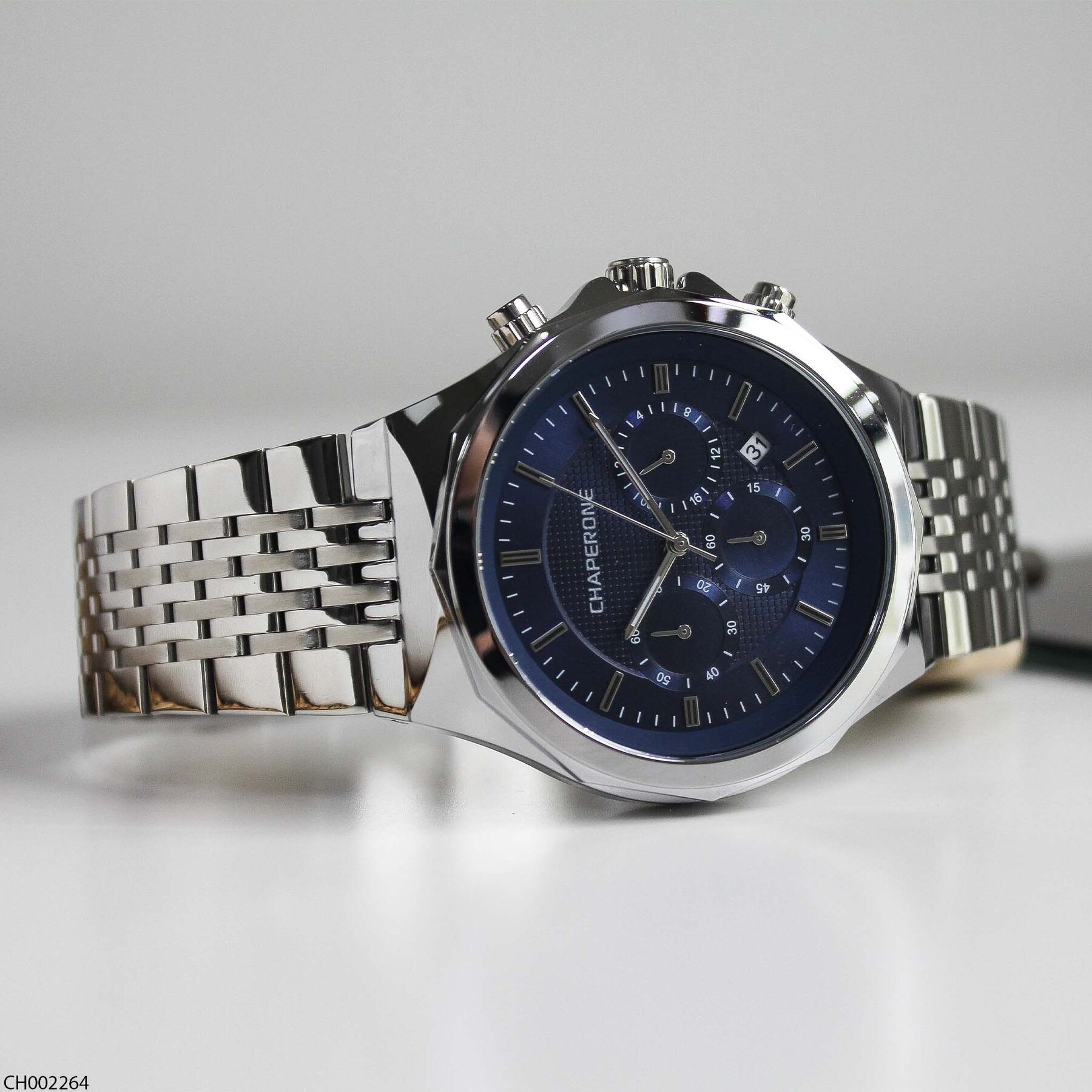 Chaperone CH002264 Çelik Kordonlu Erkek Kol Saati