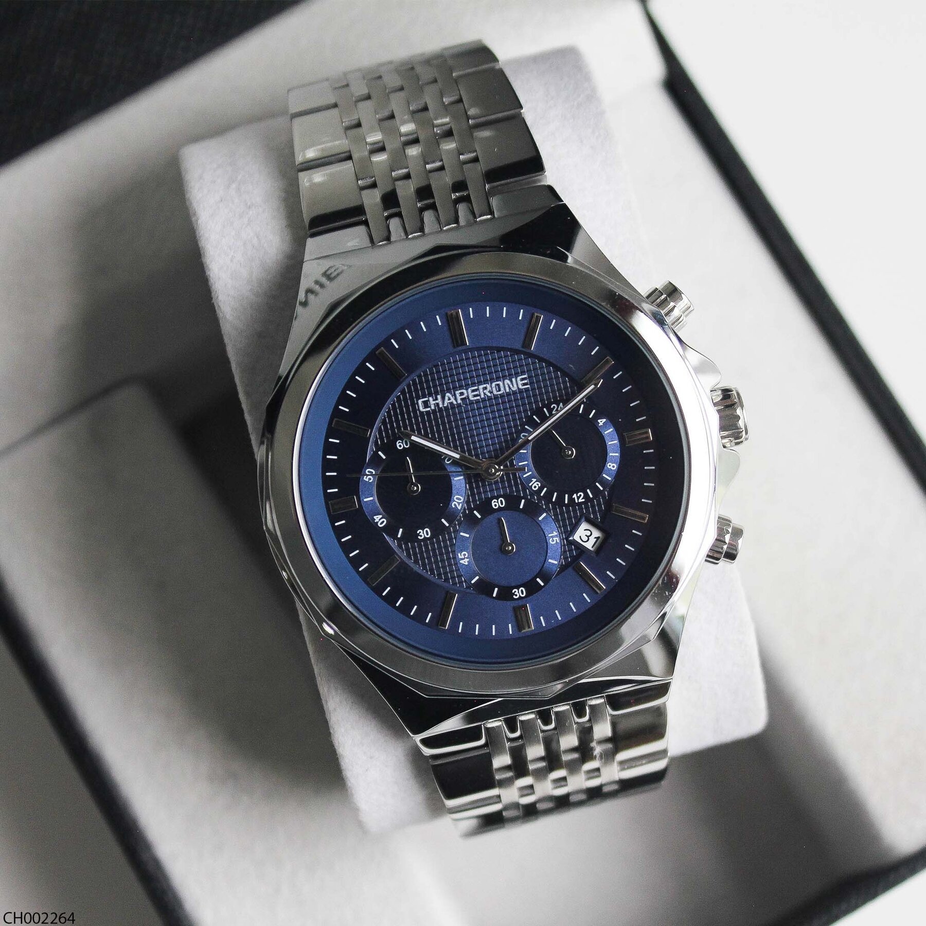 Chaperone CH002264 Çelik Kordonlu Erkek Kol Saati