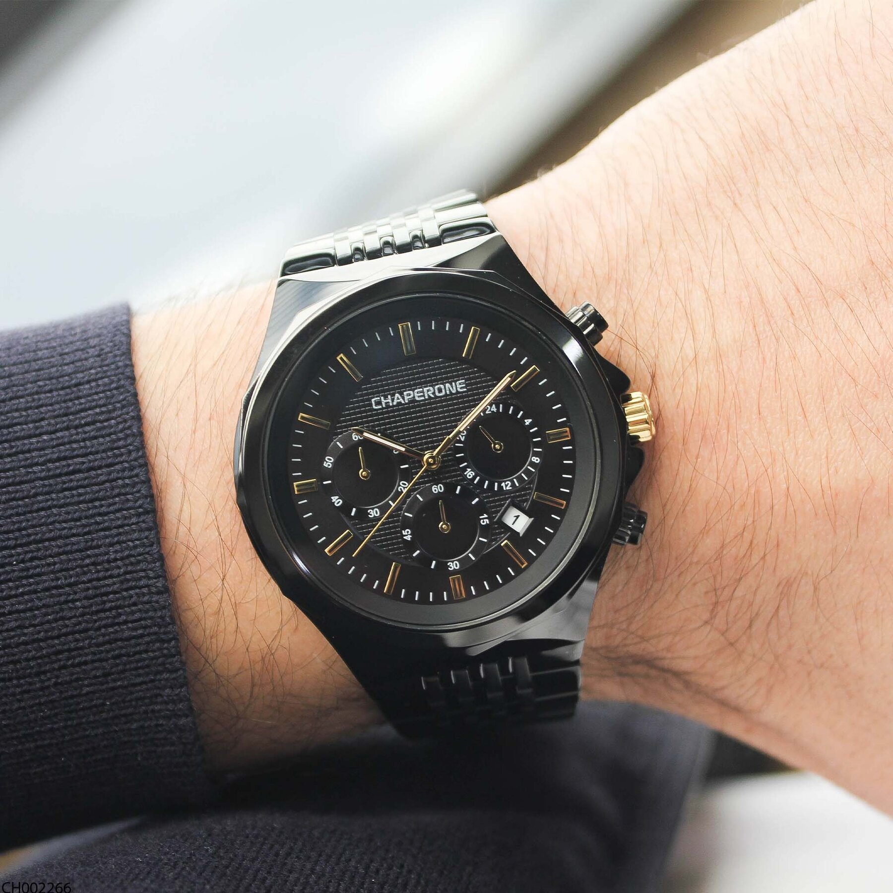 Chaperone CH002266 Çelik Kordonlu Erkek Kol Saati