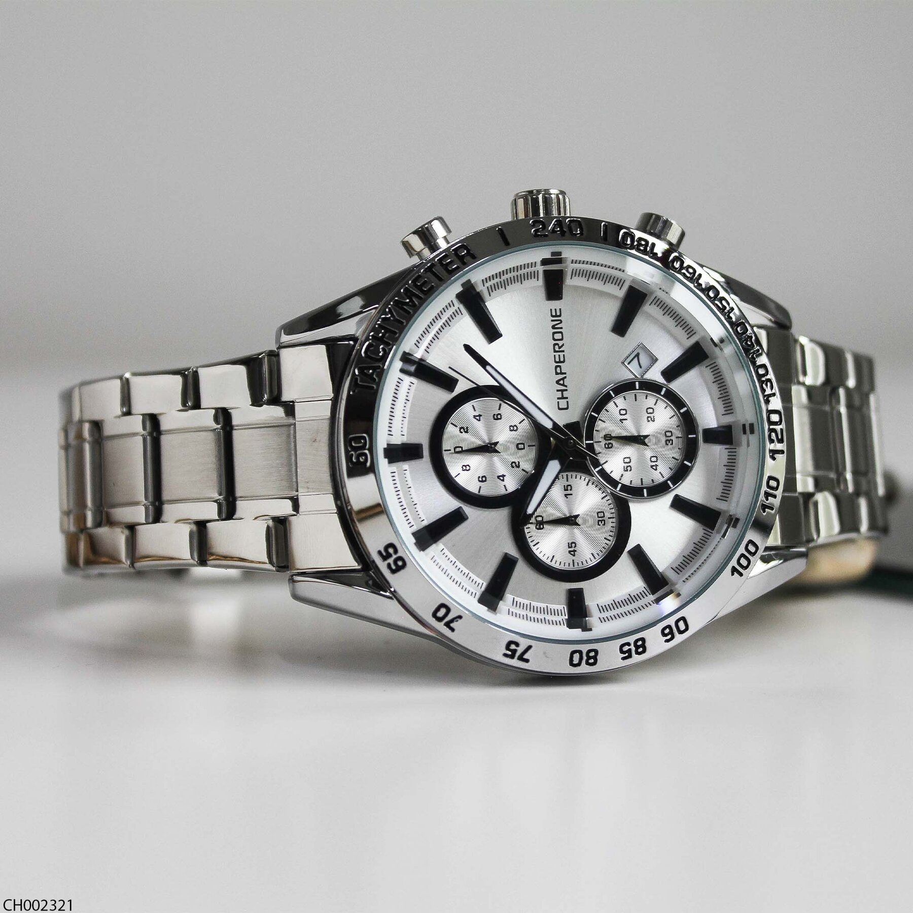 Chaperone CH002321 Çelik Kordonlu Erkek Kol Saati