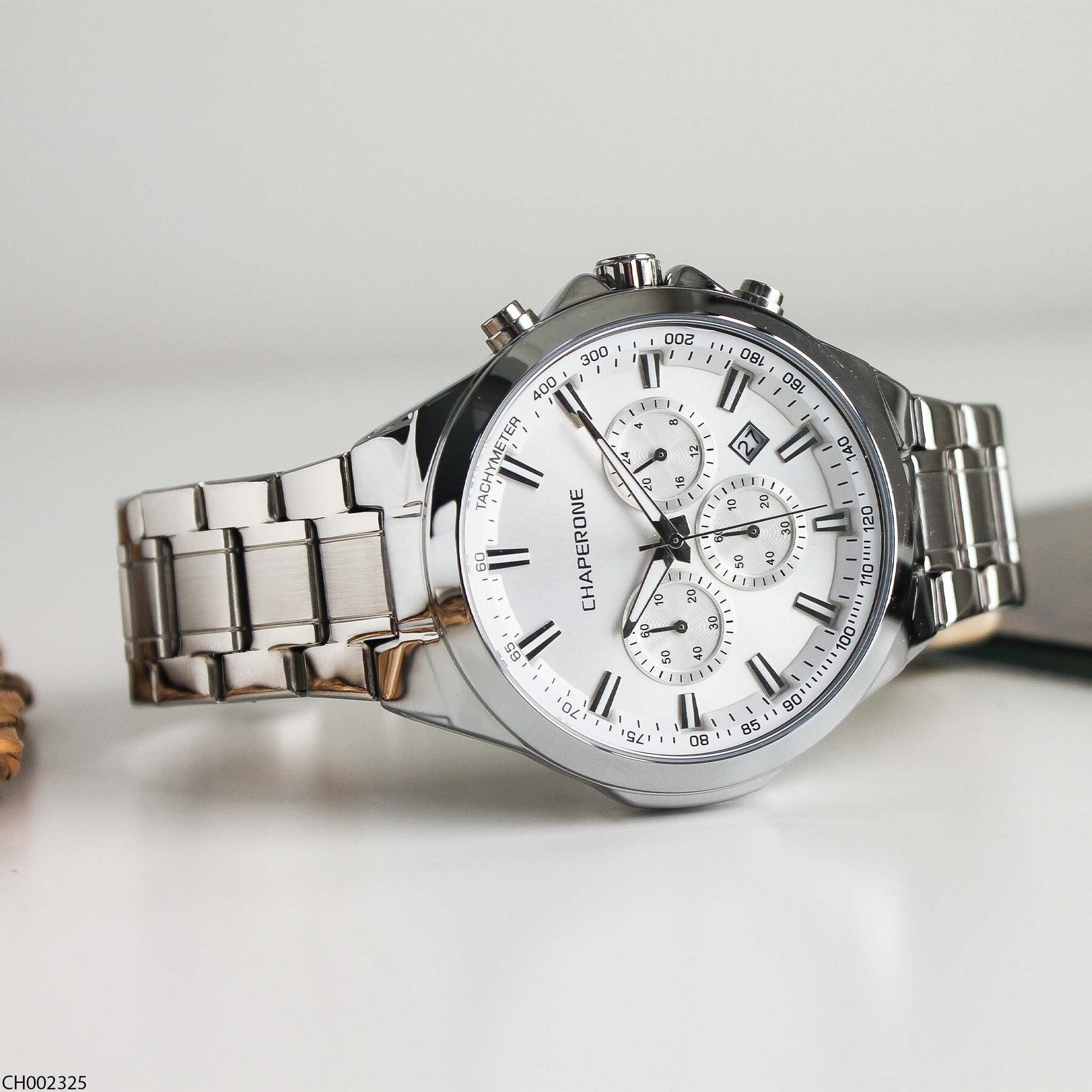 Chaperone CH002325 Çelik Kordonlu Erkek Kol Saati