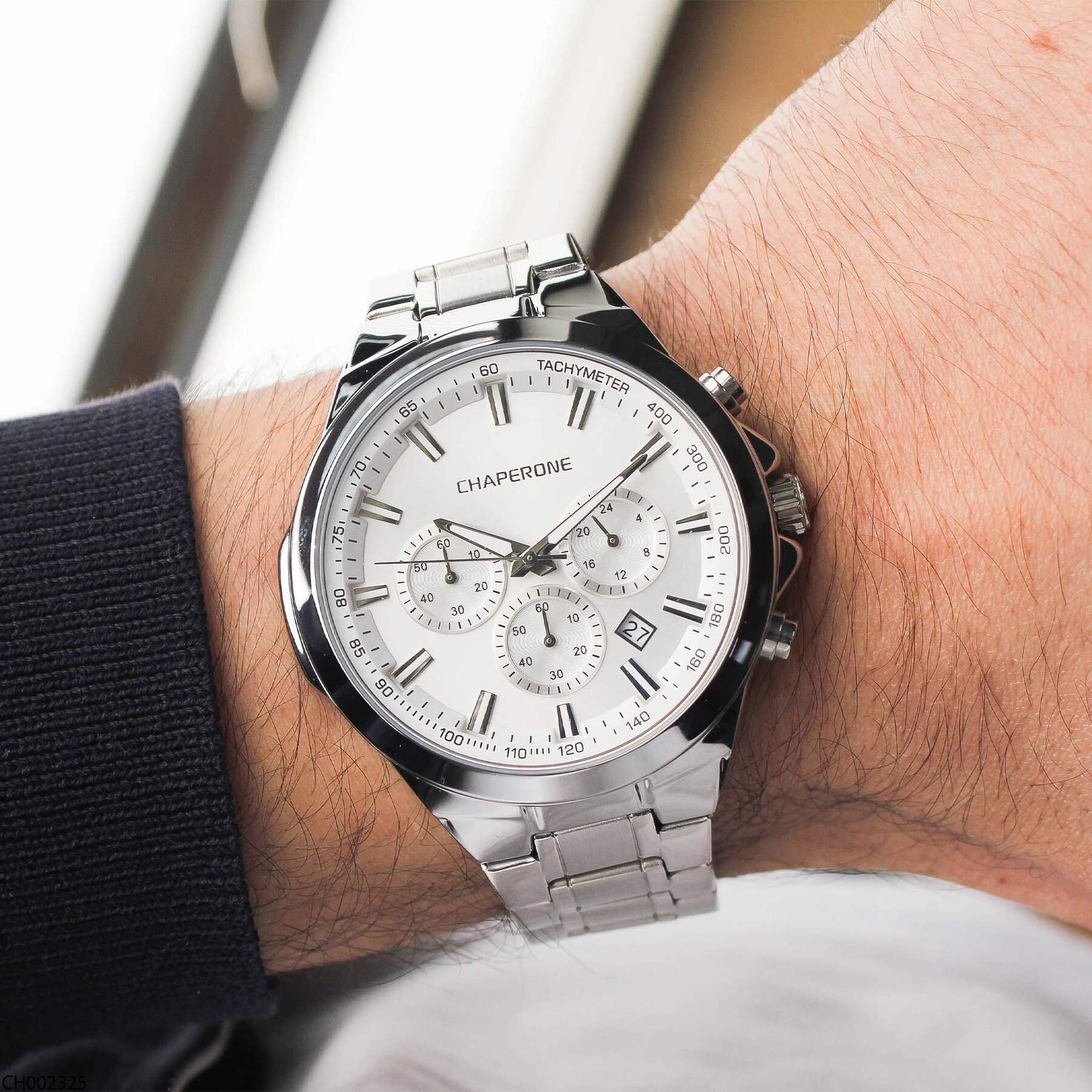 Chaperone CH002325 Çelik Kordonlu Erkek Kol Saati