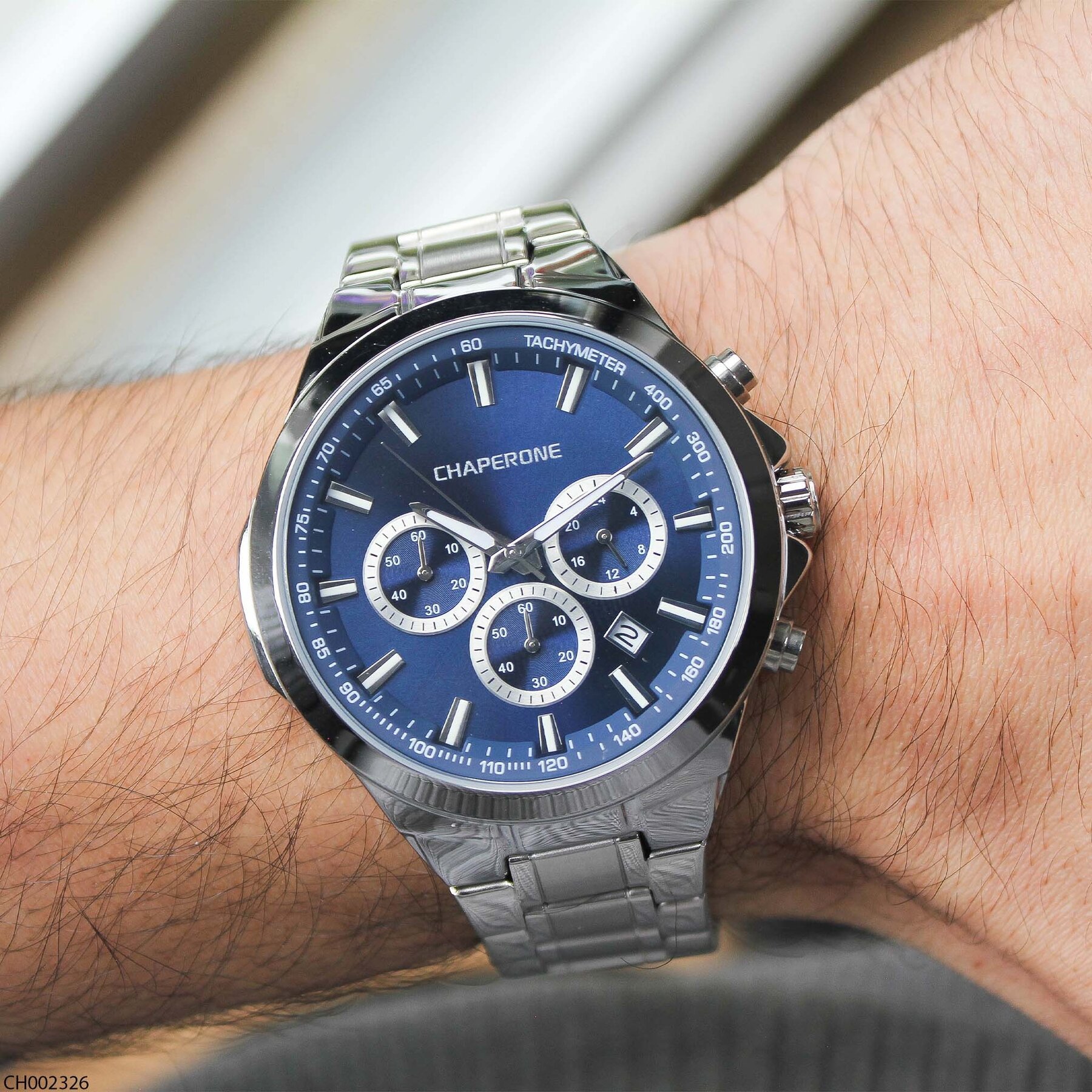 Chaperone CH002326 Çelik Kordonlu Erkek Kol Saati