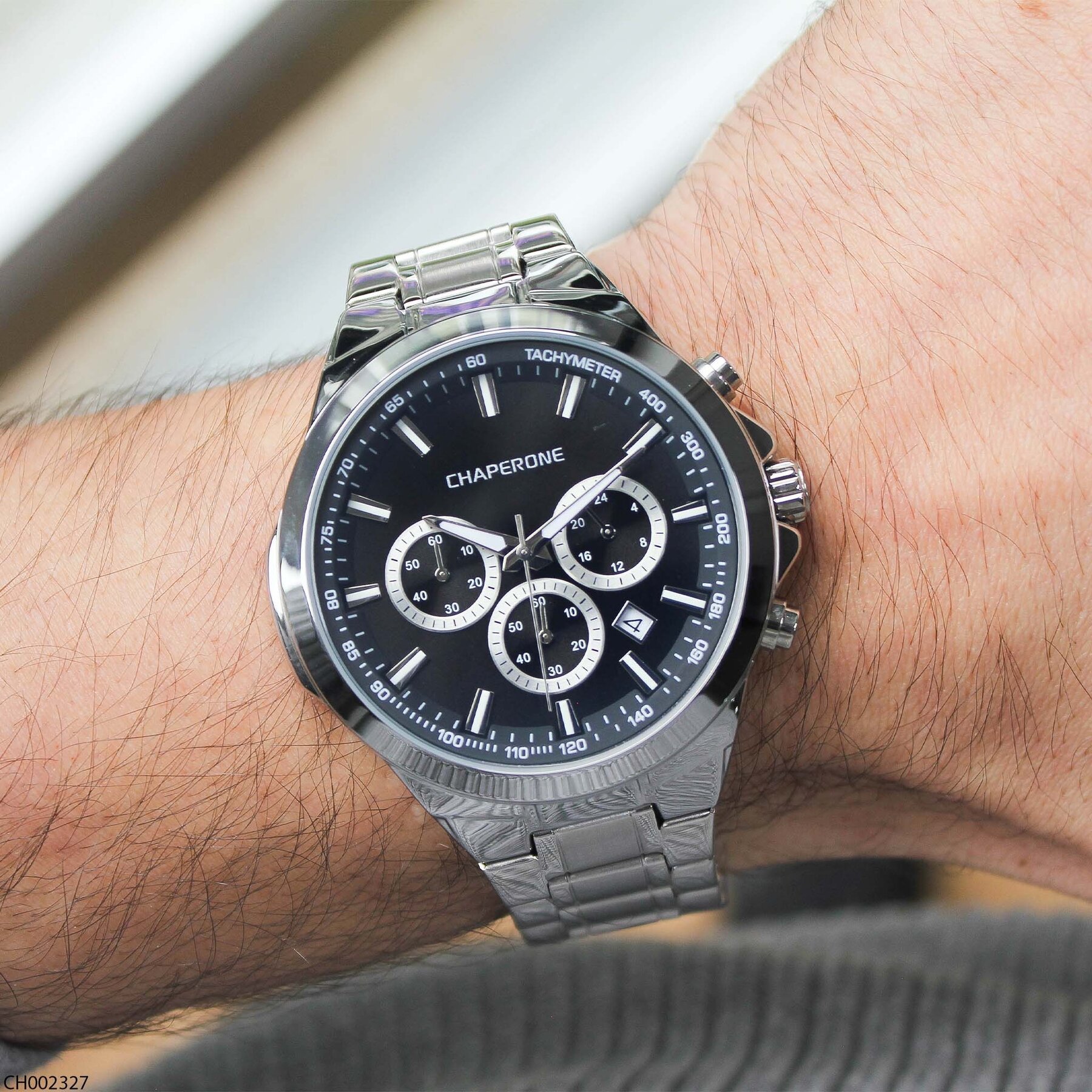 Chaperone CH002327 Çelik Kordonlu Erkek Kol Saati