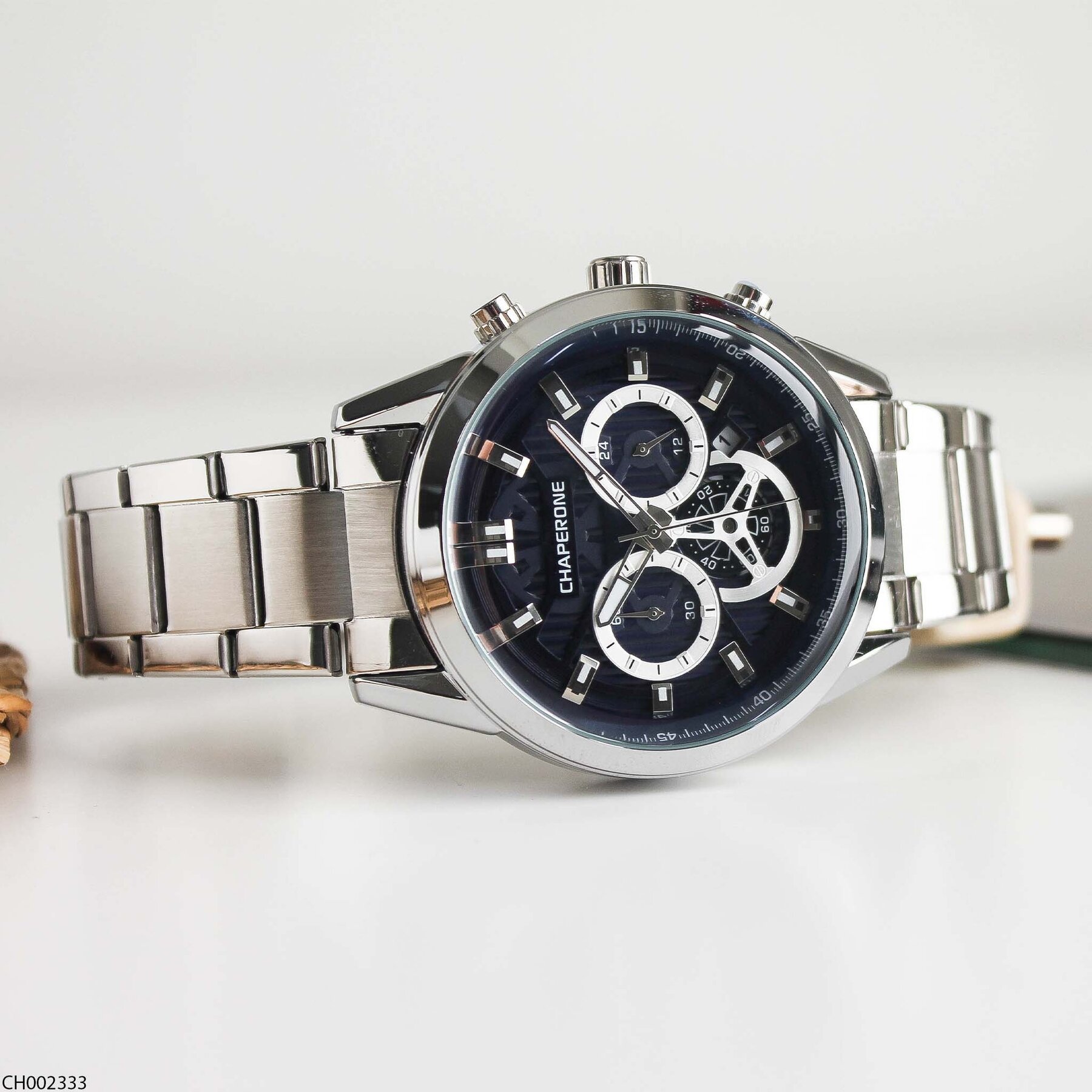 Chaperone CH002333 Çelik Kordonlu Erkek Kol Saati