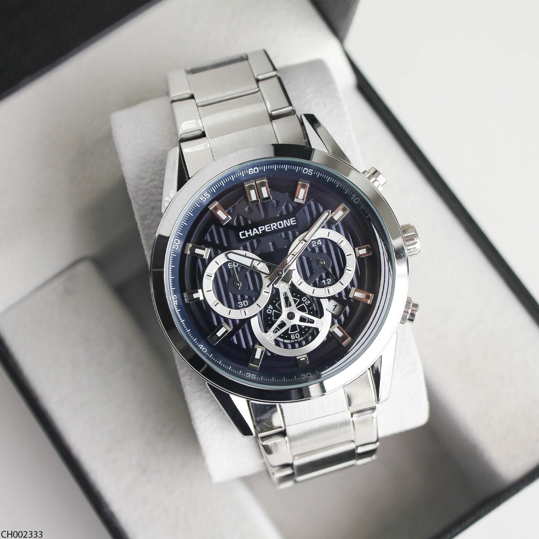 Chaperone CH002333 Çelik Kordonlu Erkek Kol Saati