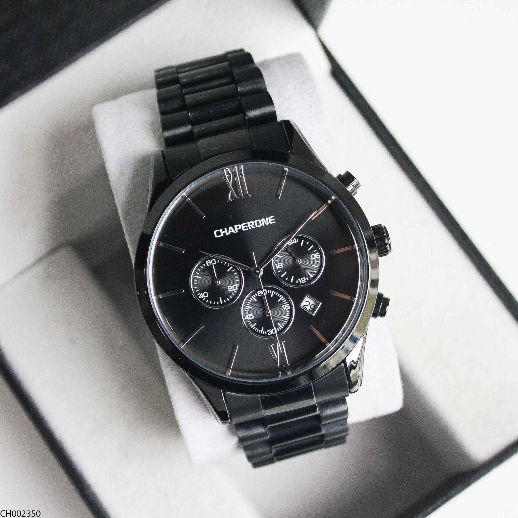Chaperone CH002350 Çelik Kordonlu Erkek Kol Saati