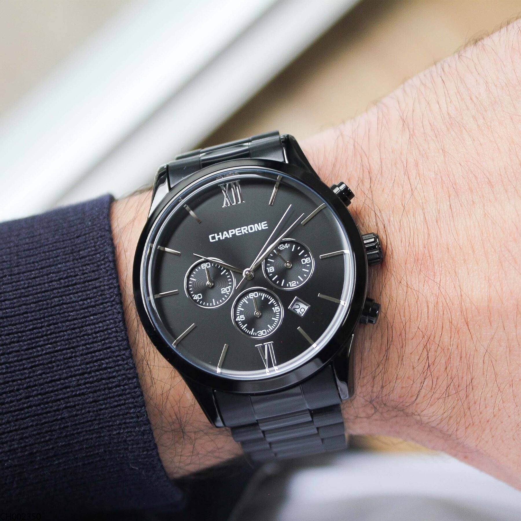 Chaperone CH002350 Çelik Kordonlu Erkek Kol Saati