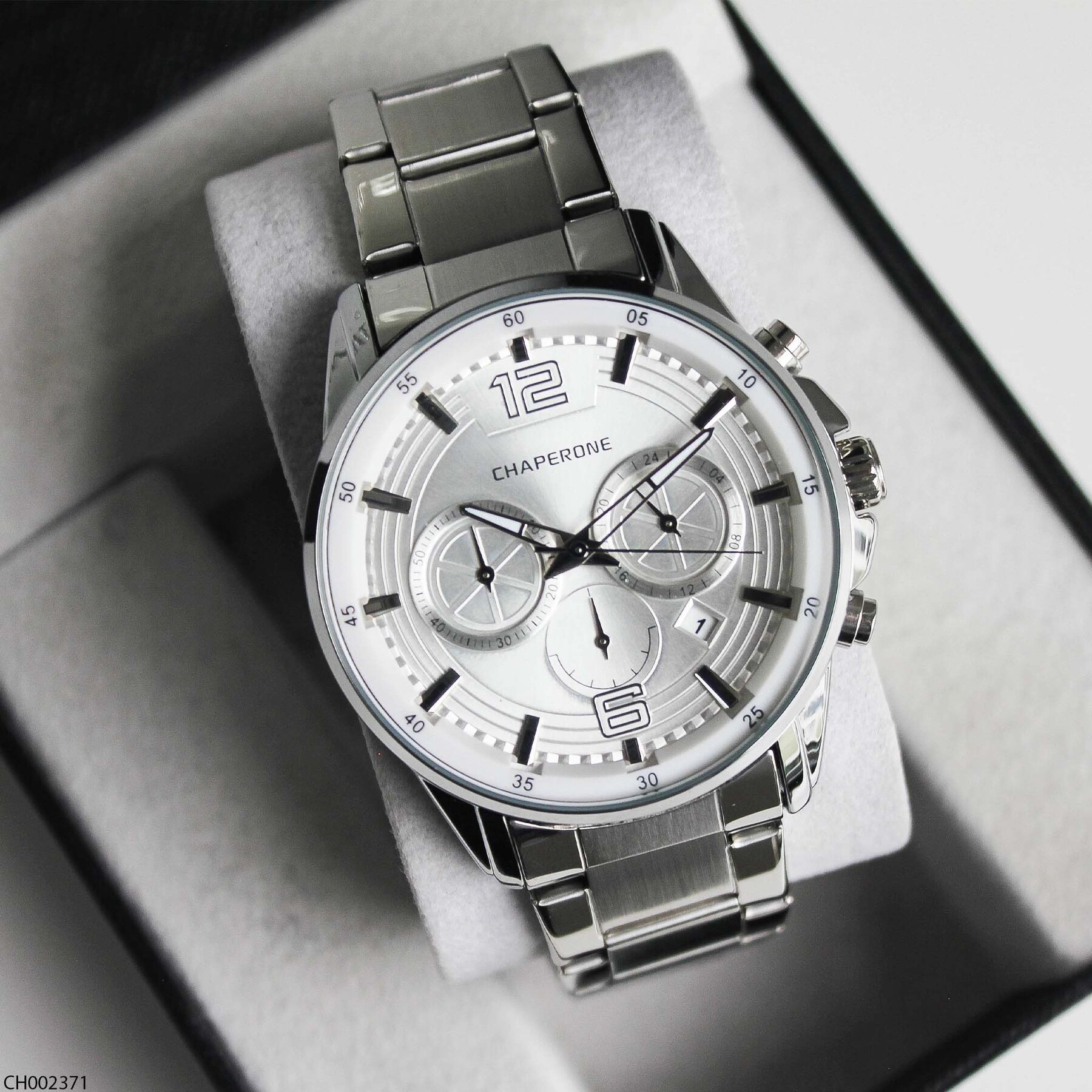 Chaperone CH002371 Çelik Kordonlu Erkek Kol Saati
