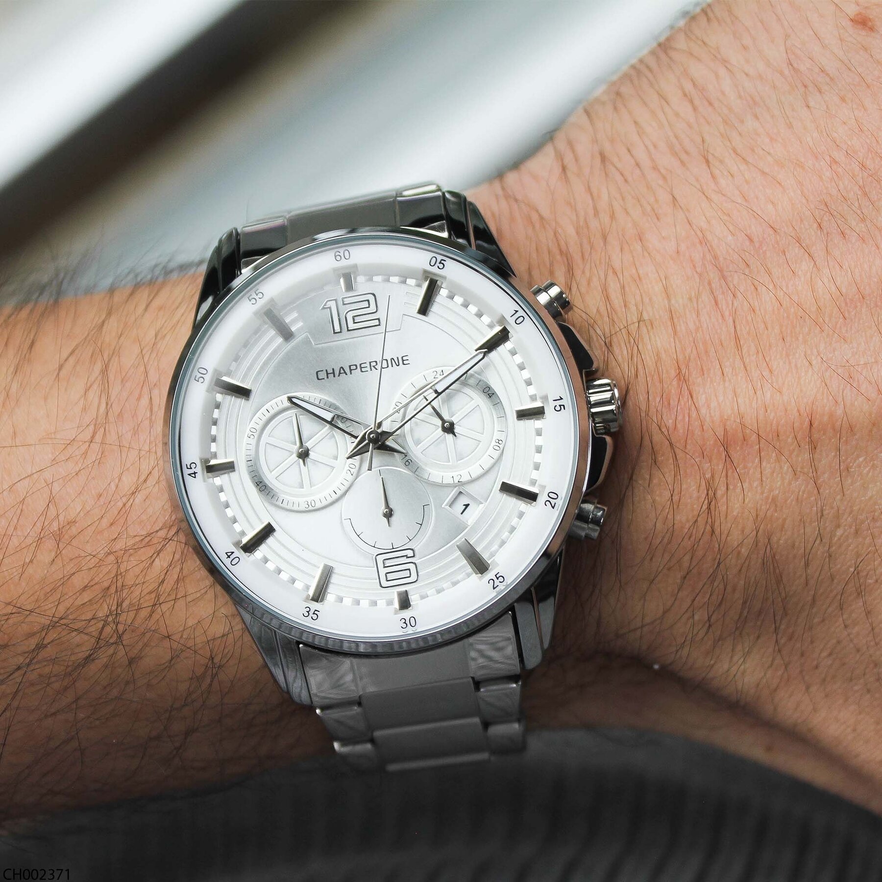 Chaperone CH002371 Çelik Kordonlu Erkek Kol Saati