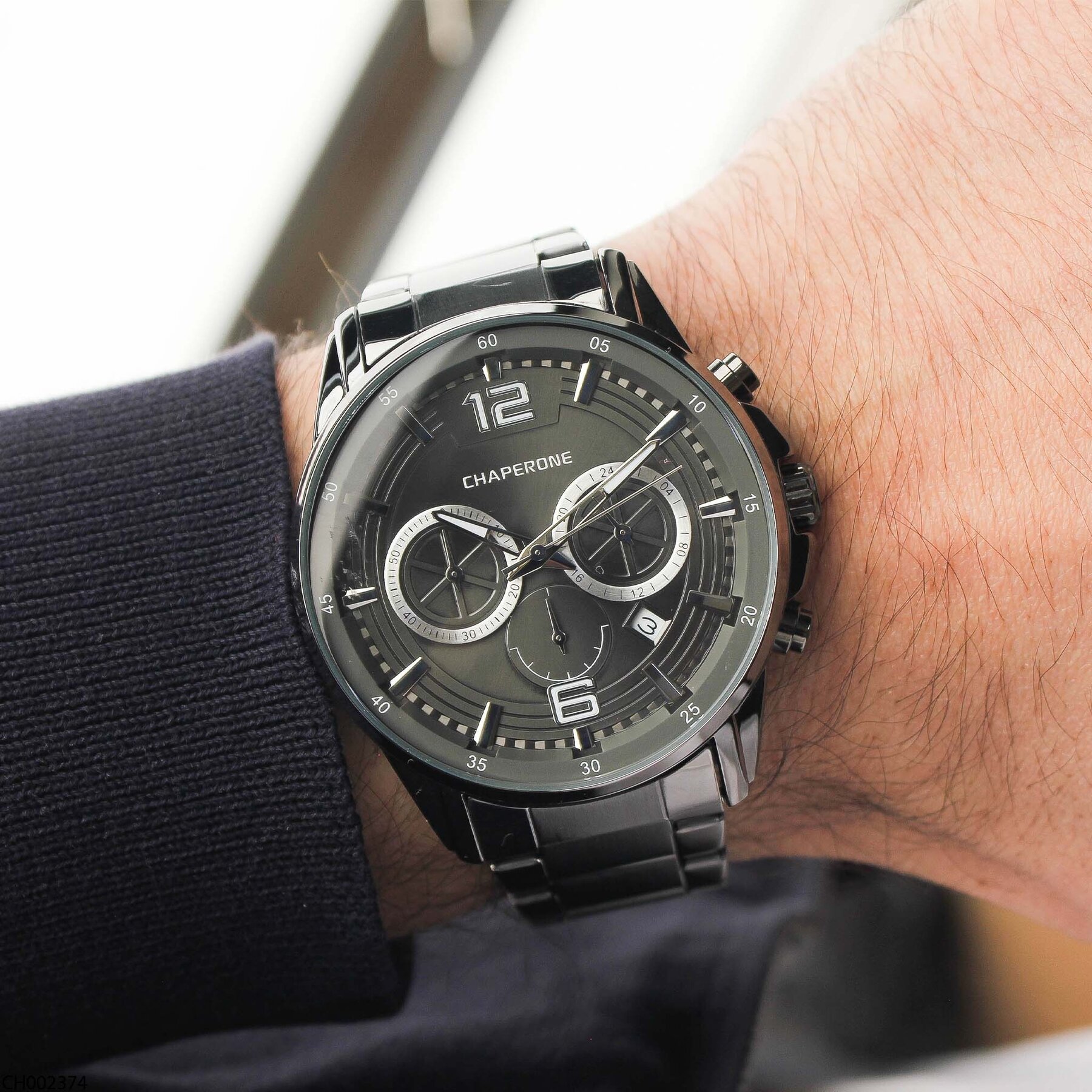 Chaperone CH002374 Çelik Kordonlu Erkek Kol Saati