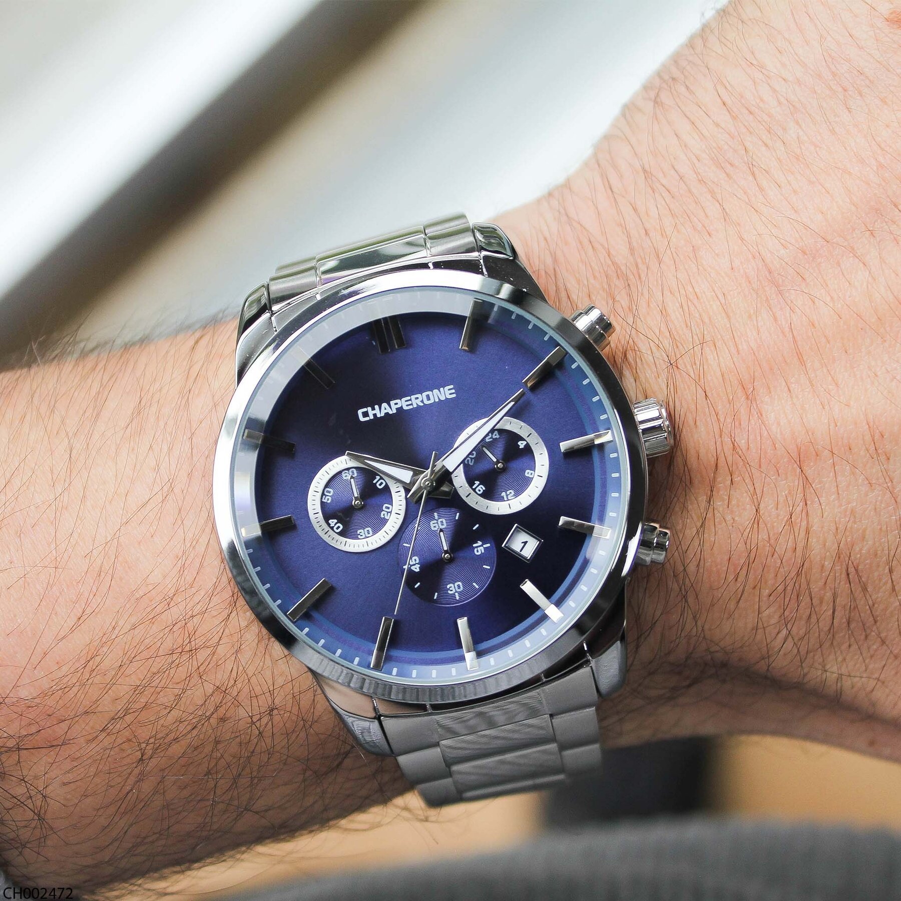 Chaperone CH002472 Çelik Kordonlu Erkek Kol Saati