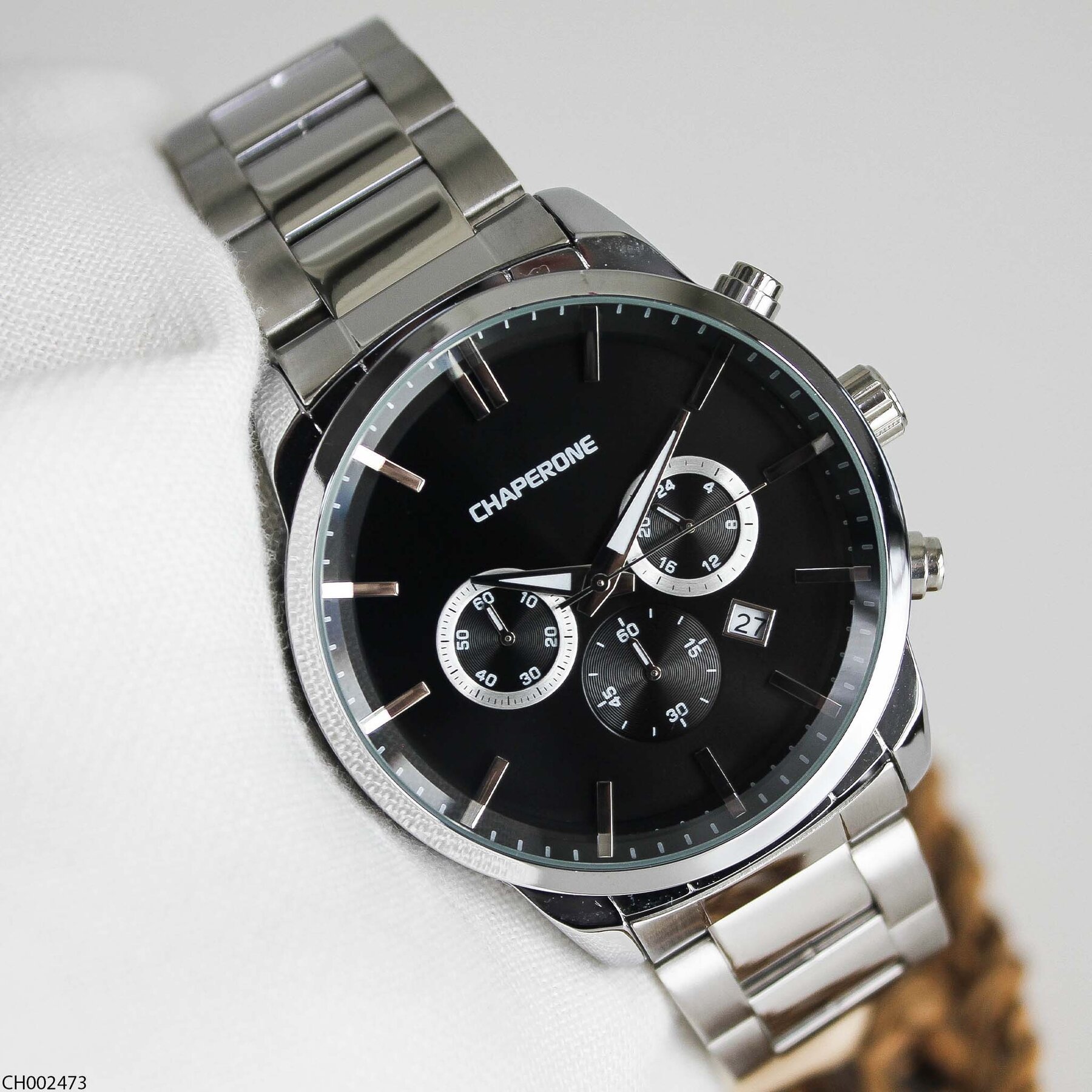 Chaperone CH002473 Çelik Kordonlu Erkek Kol Saati