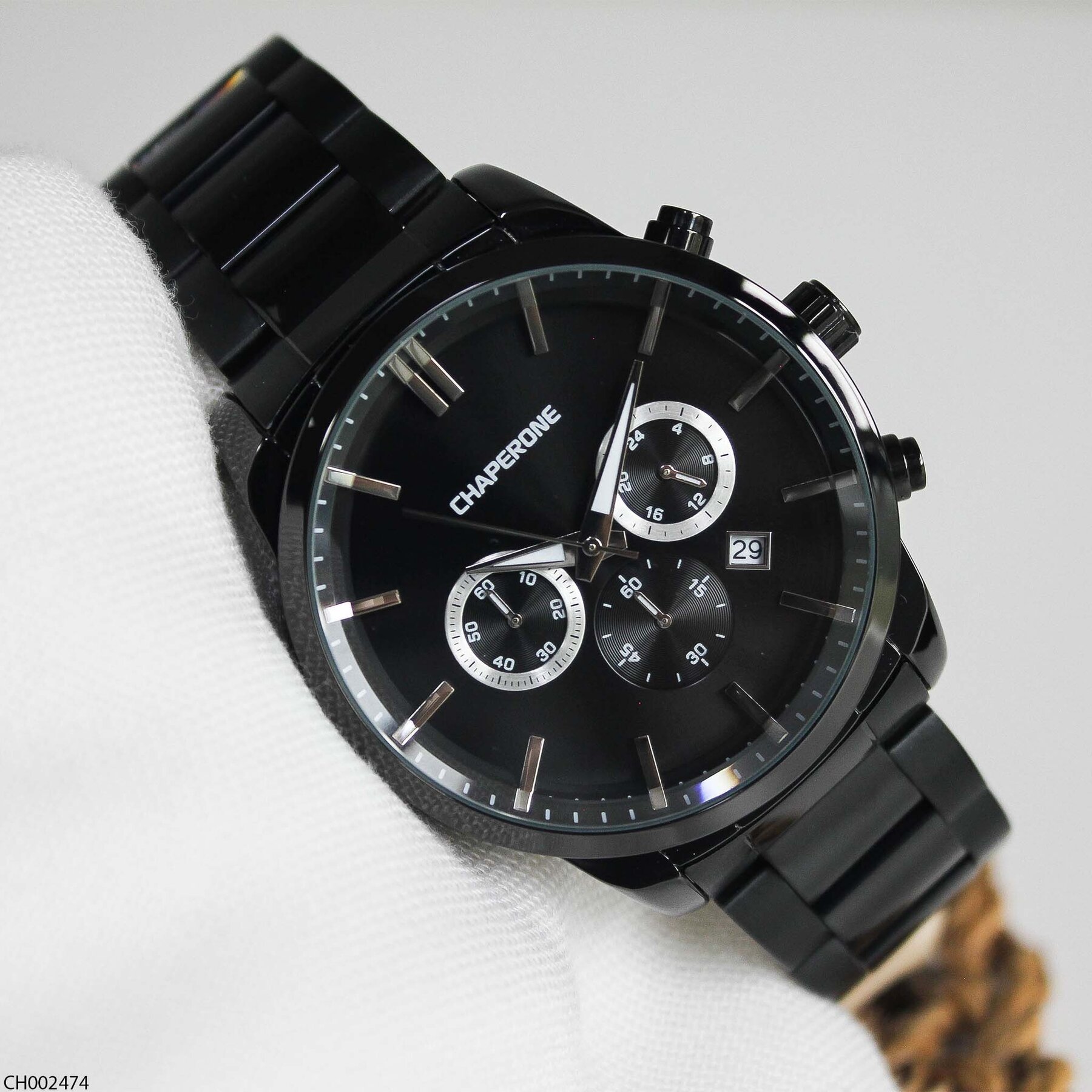 Chaperone CH002474 Çelik Kordonlu Erkek Kol Saati
