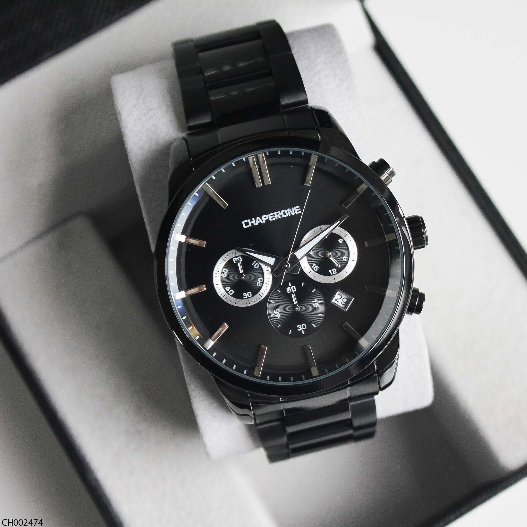 Chaperone CH002474 Çelik Kordonlu Erkek Kol Saati