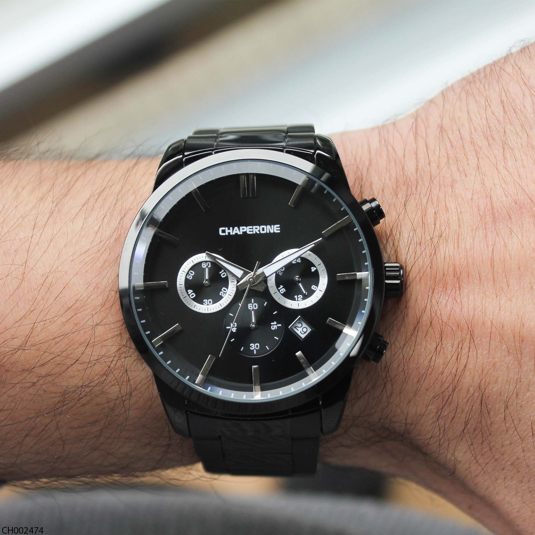 Chaperone CH002474 Çelik Kordonlu Erkek Kol Saati