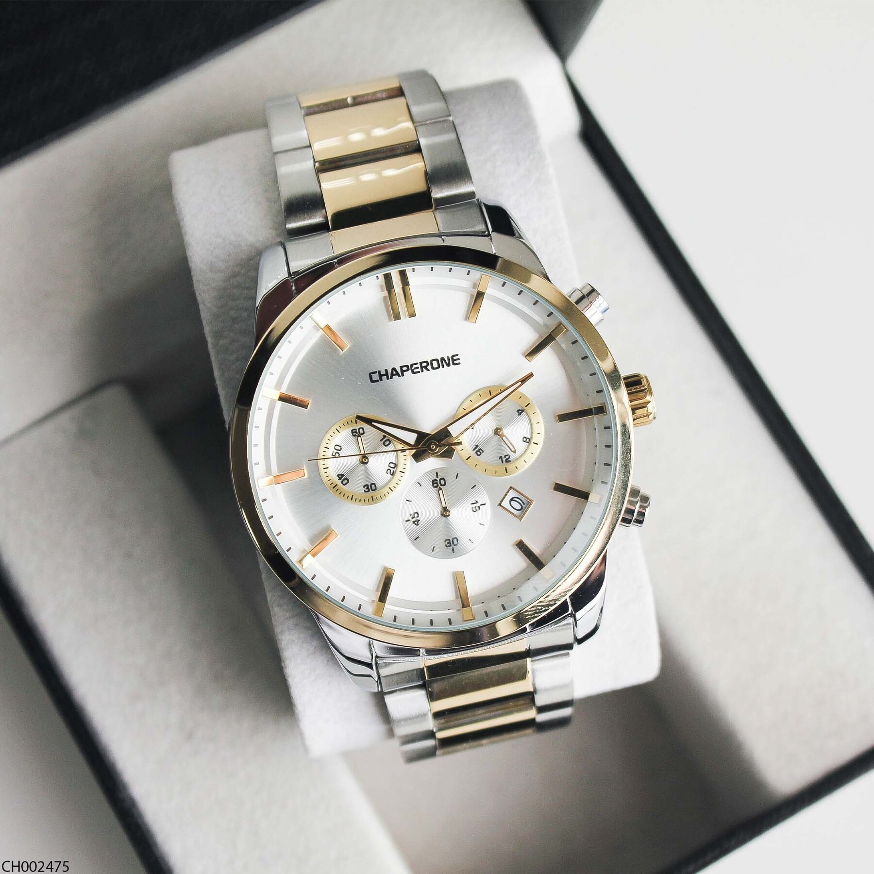 Chaperone CH002475 Çelik Kordonlu Erkek Kol Saati