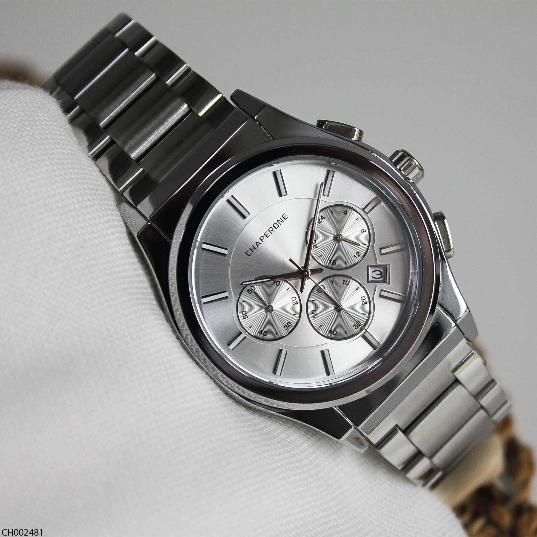 Chaperone CH002481 Çelik Kordonlu Erkek Kol Saati