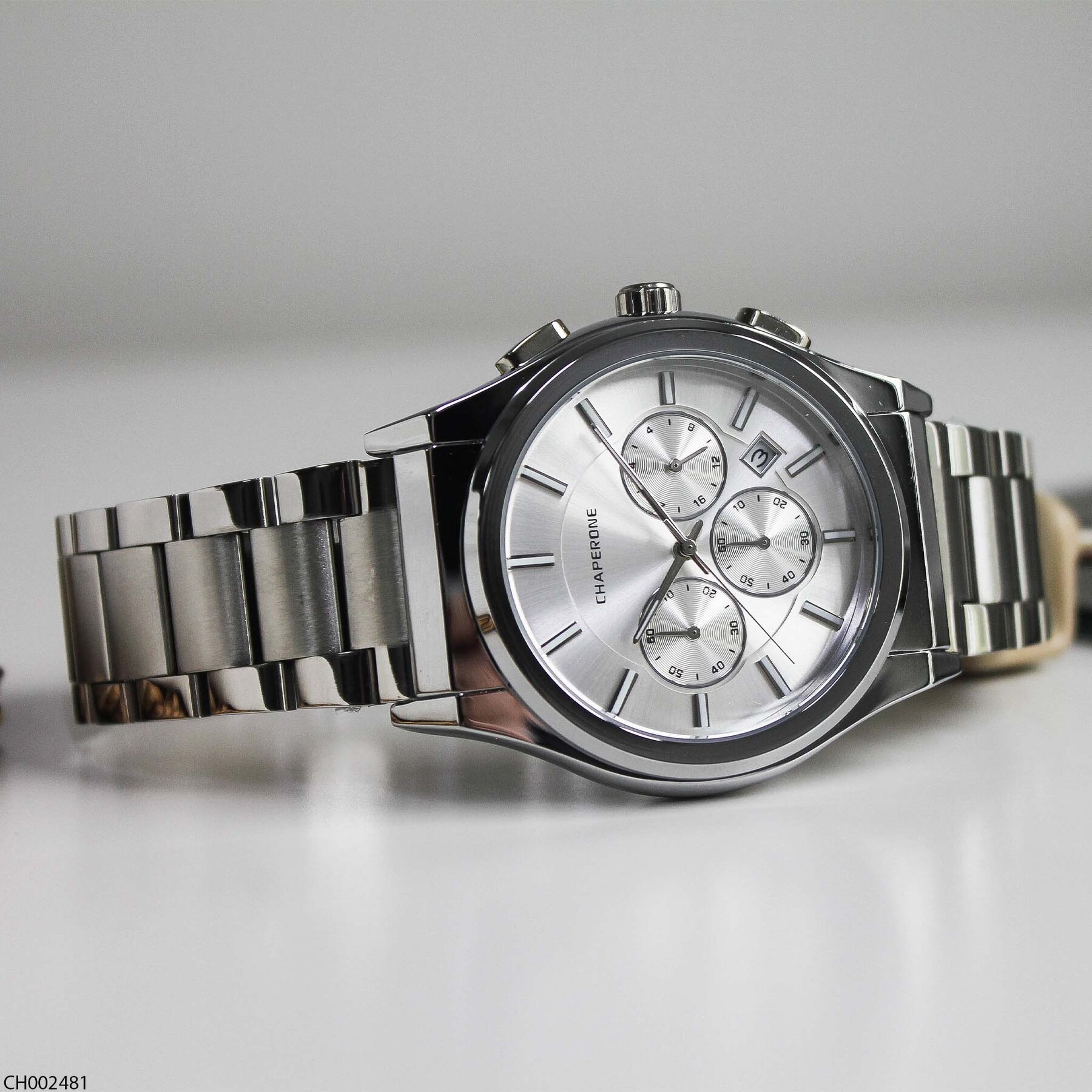 Chaperone CH002481 Çelik Kordonlu Erkek Kol Saati