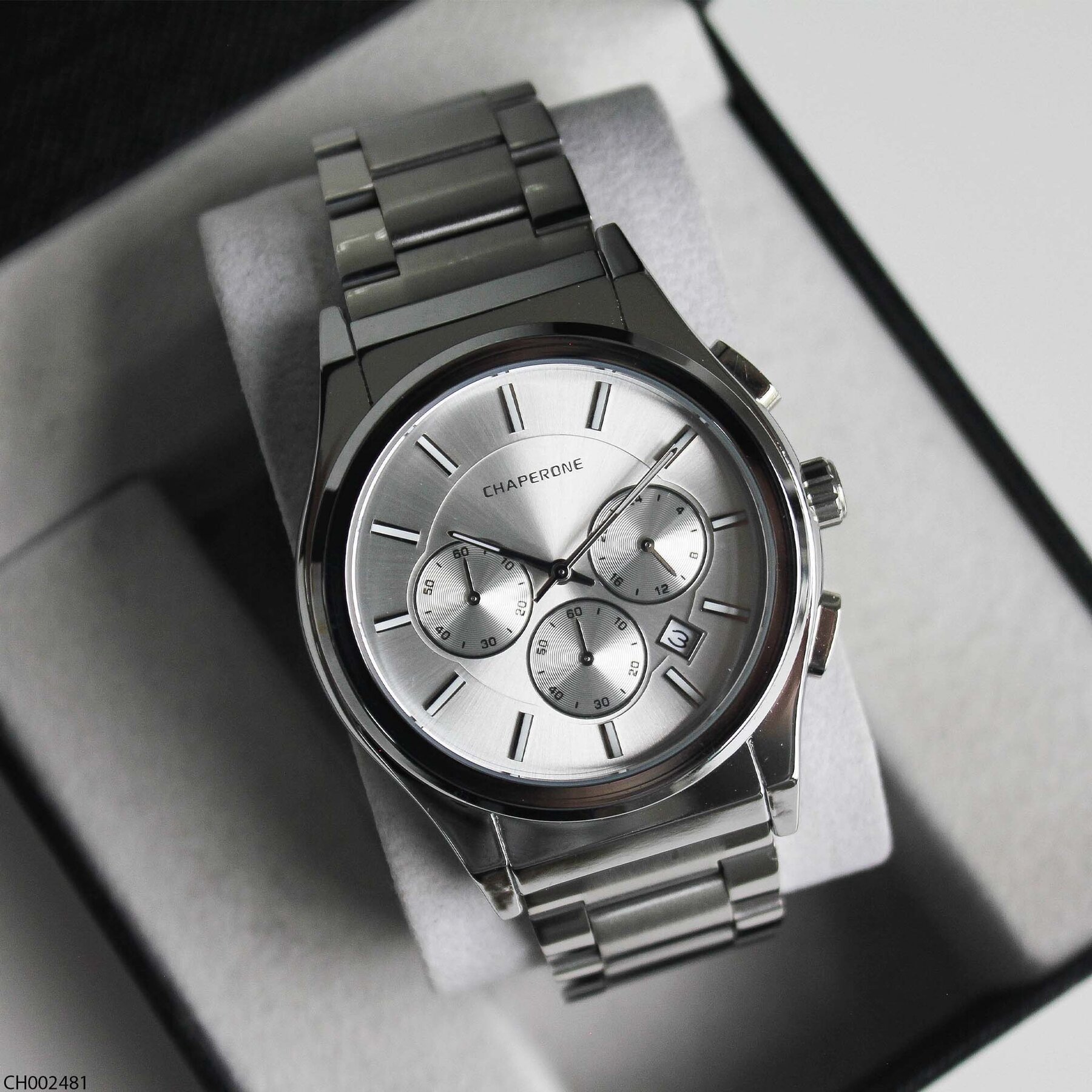 Chaperone CH002481 Çelik Kordonlu Erkek Kol Saati