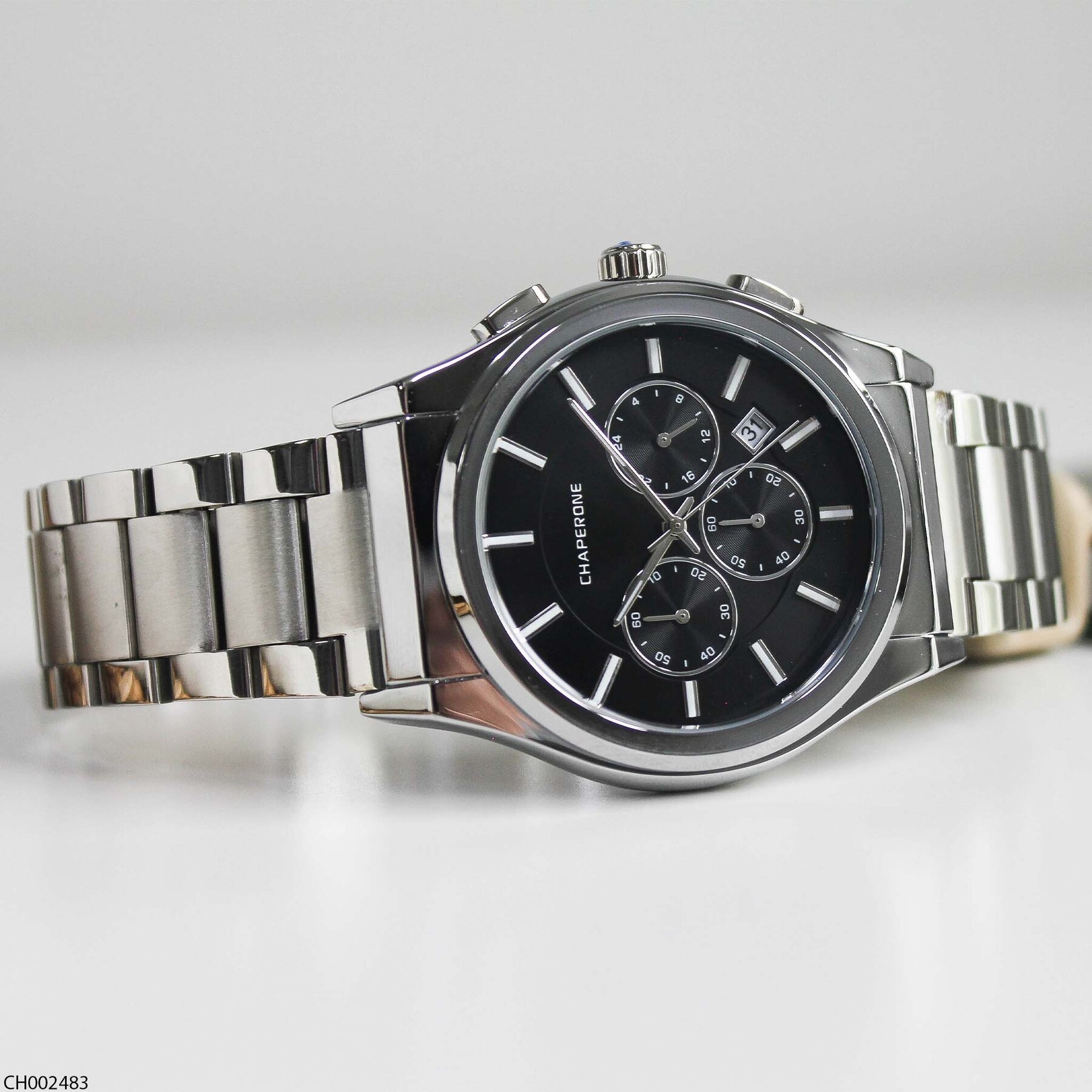 Chaperone CH002483 Çelik Kordonlu Erkek Kol Saati