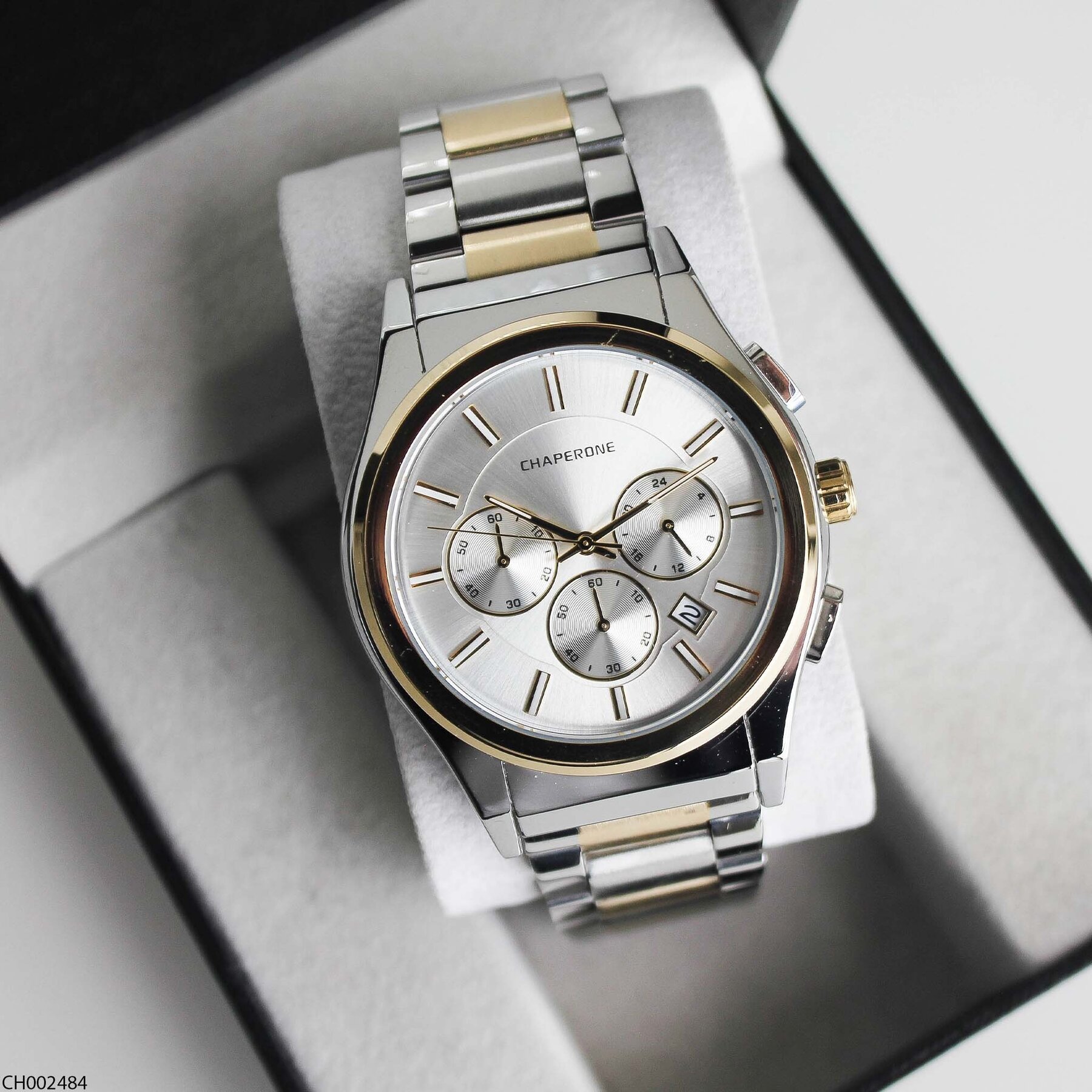 Chaperone CH002484 Çelik Kordonlu Erkek Kol Saati