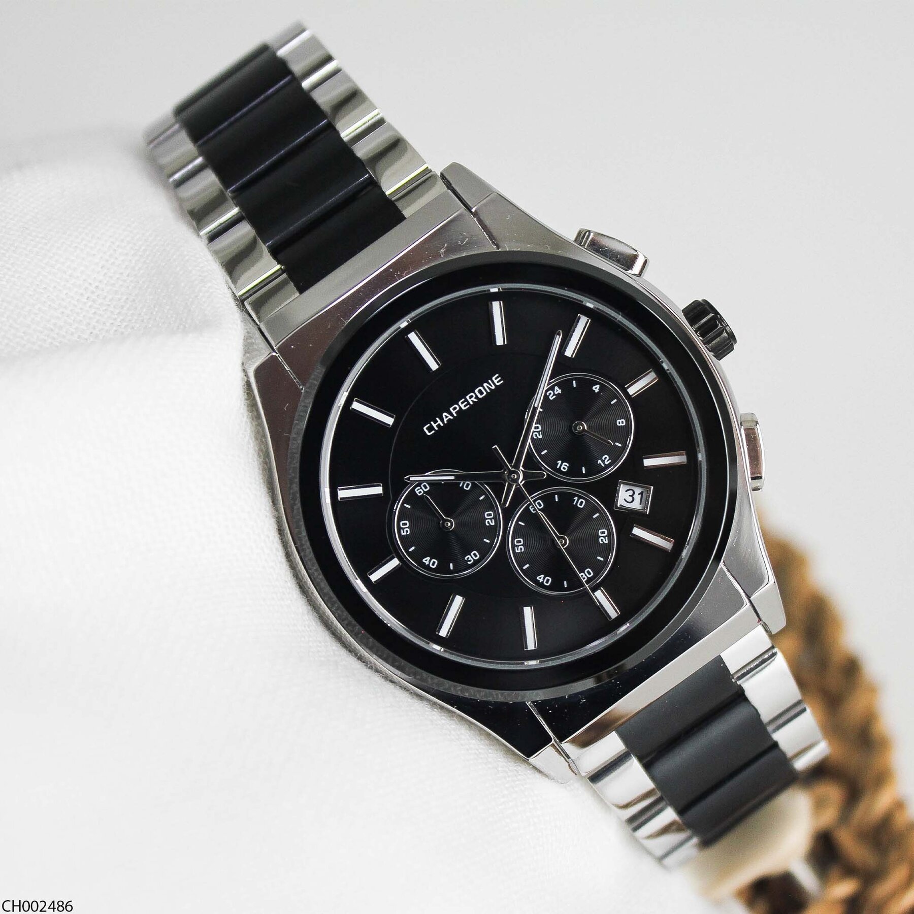 Chaperone CH002486 Çelik Kordonlu Erkek Kol Saati