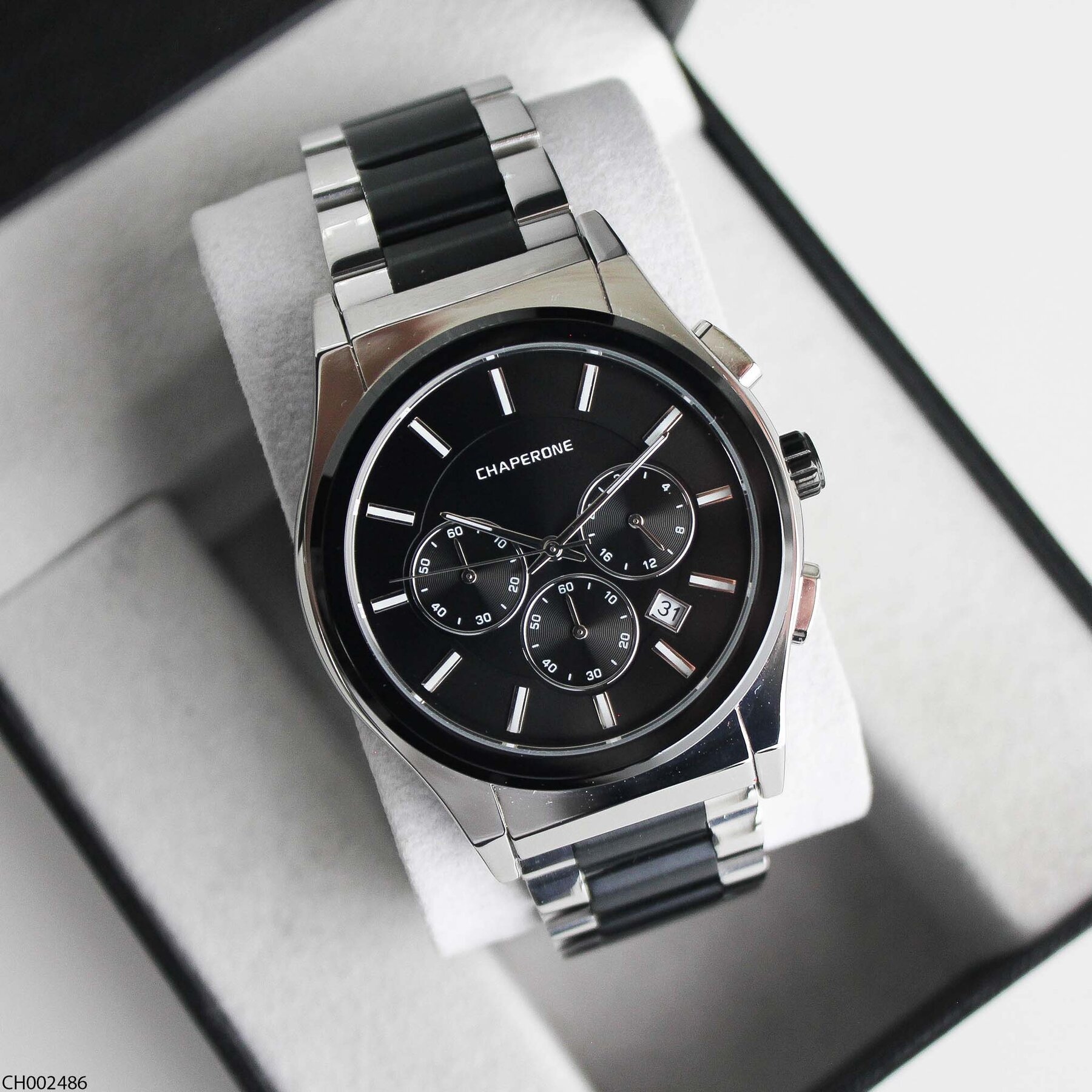 Chaperone CH002486 Çelik Kordonlu Erkek Kol Saati
