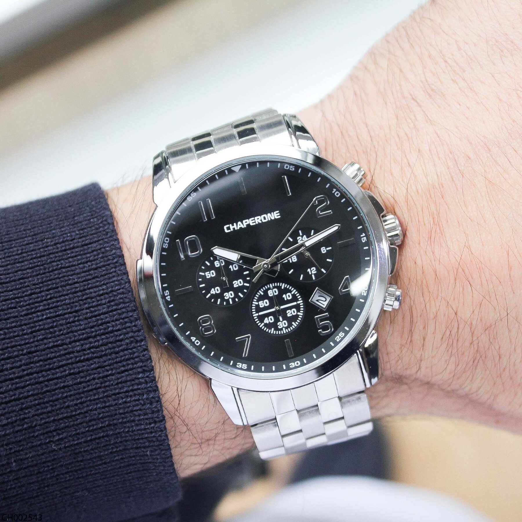 Chaperone CH002379 Steel Strap Men Watch